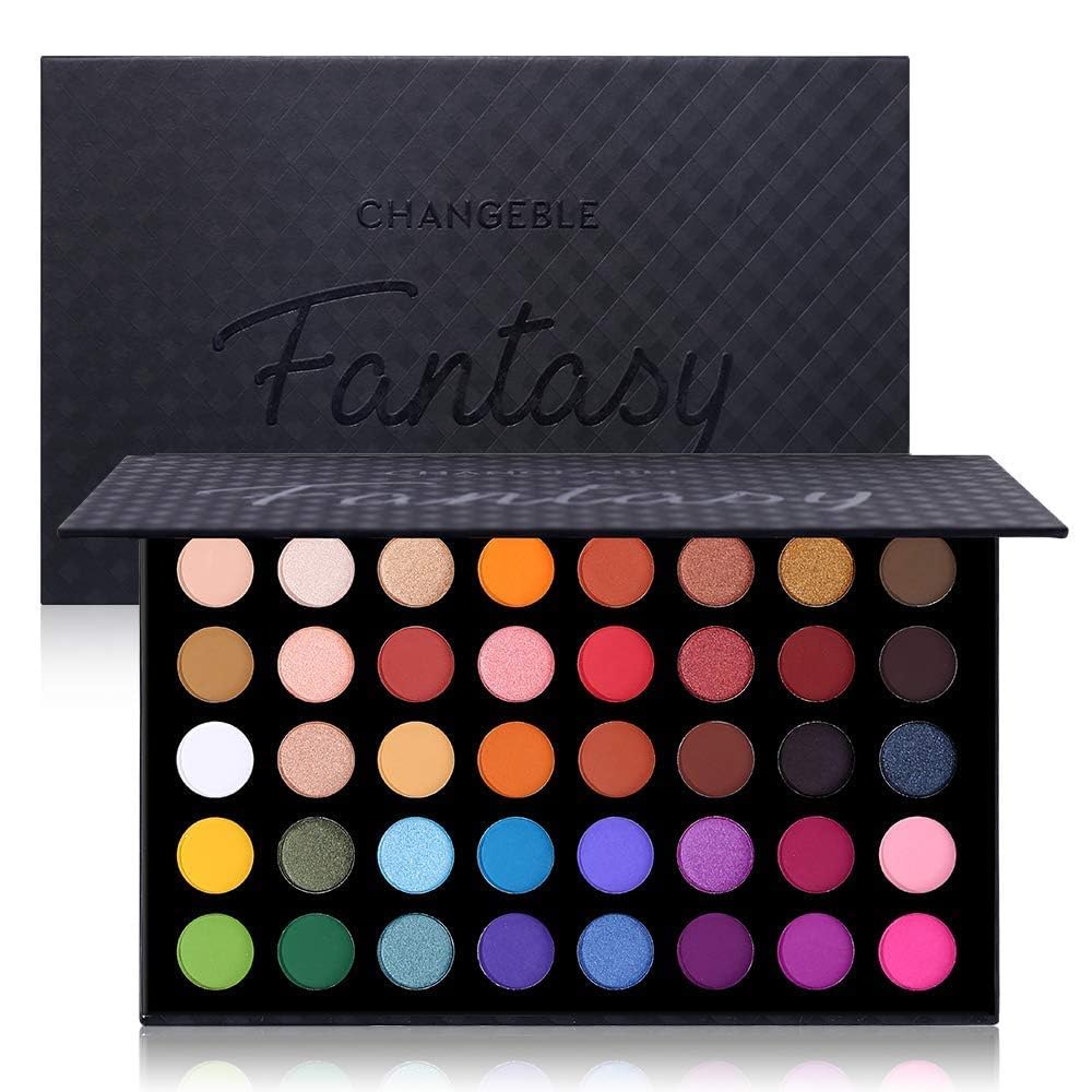UCANBE 40-Color Eyeshadow Palette | Pigmented Eye Makeup