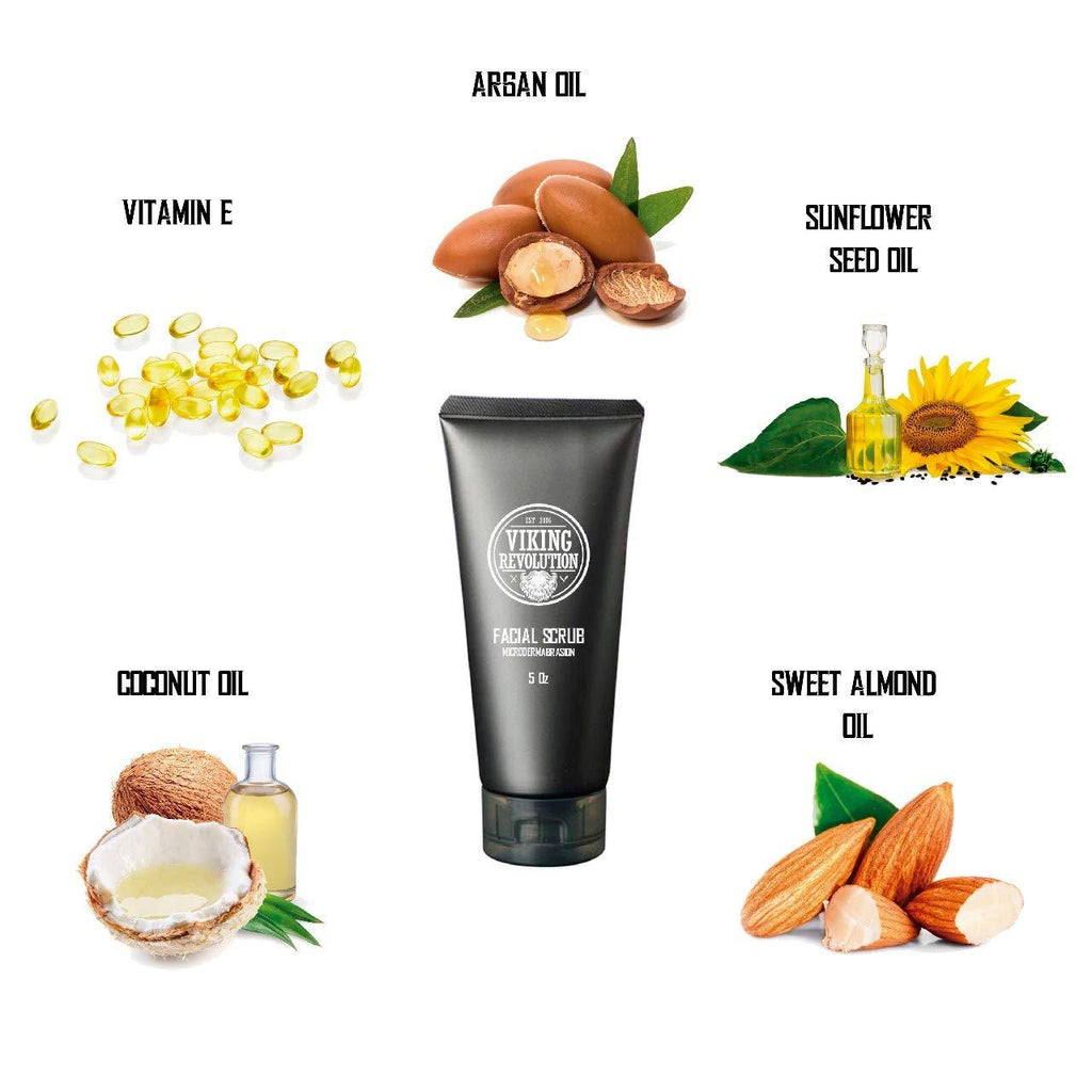 Microdermabrasion Face Scrub for Men – Exfoliating Face Wash & Cleanser
