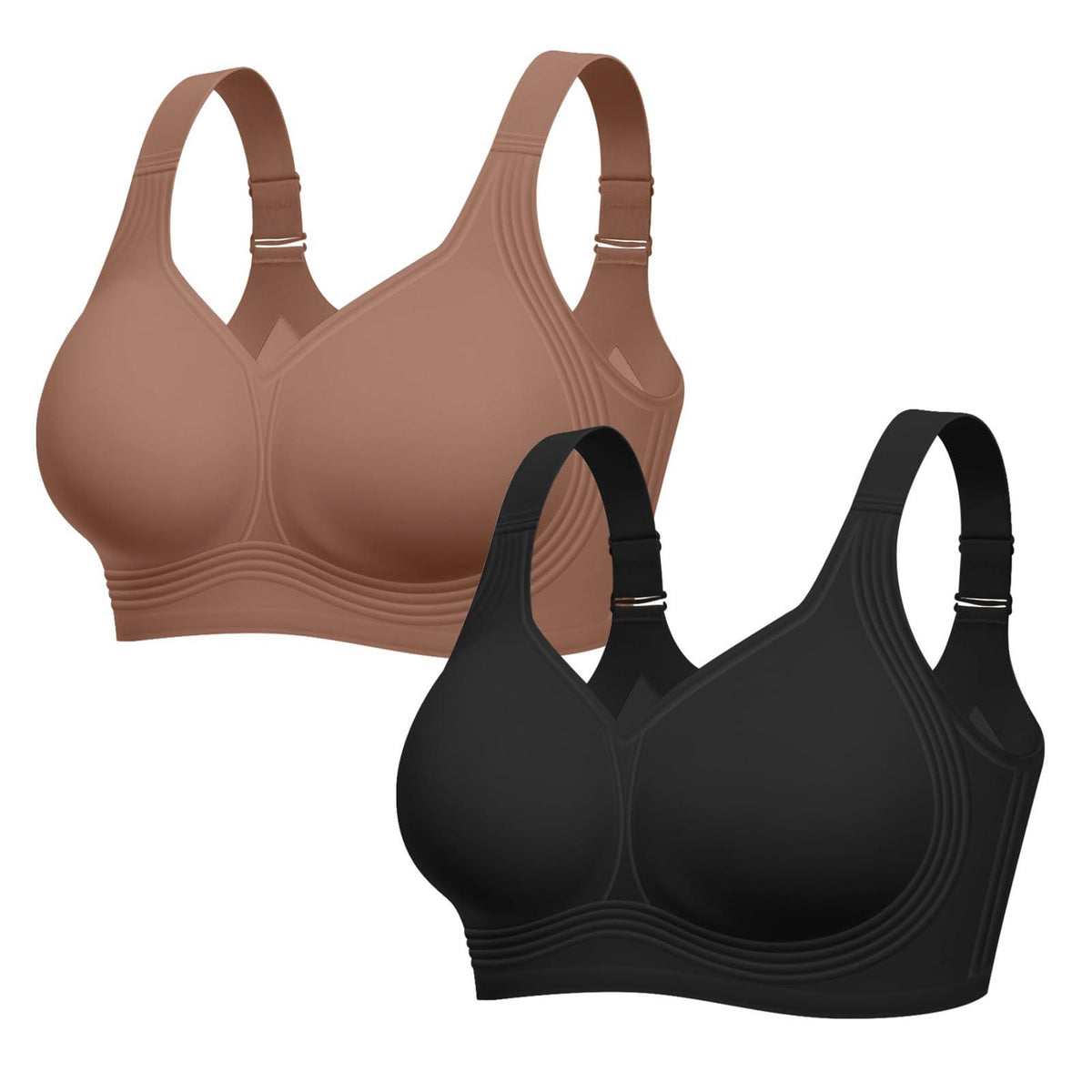 LetsJoli Jelly Bras for Women No Underwire Plus Size Push Up Supportive
