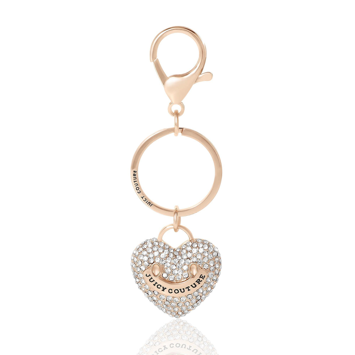 Juicy Couture Gold-Tone Logo Keychain Charms for Women