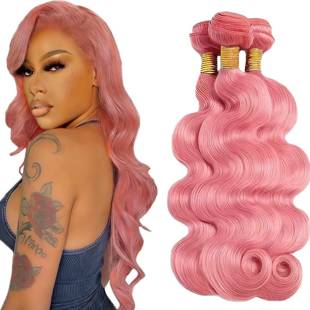 YOUNGHANN Brazilian P4/613 Body Wave Human Hair Bundles – Highlight Blonde Virgin Hair