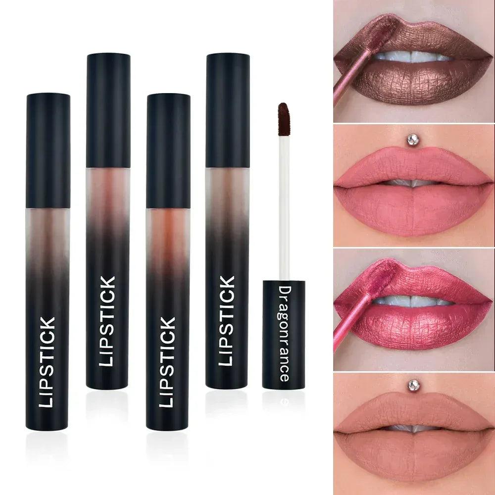 12-Piece Hydrating Long-Lasting Lipstick Set – Moisturizing, Vibrant, All-Day Wear - Dazzling Beauty Solution