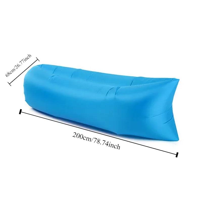Outdoor Inflatable Air Sofa Bed – Portable Beach & Camping Lounger - Dazzling Beauty Solution