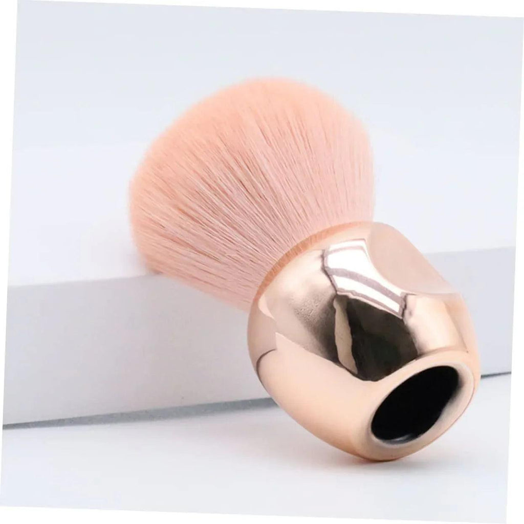 Rose Gold Multipurpose Makeup Brush – Soft Fiber Foundation, Blush & Powder Brush - Dazzling Beauty Solution