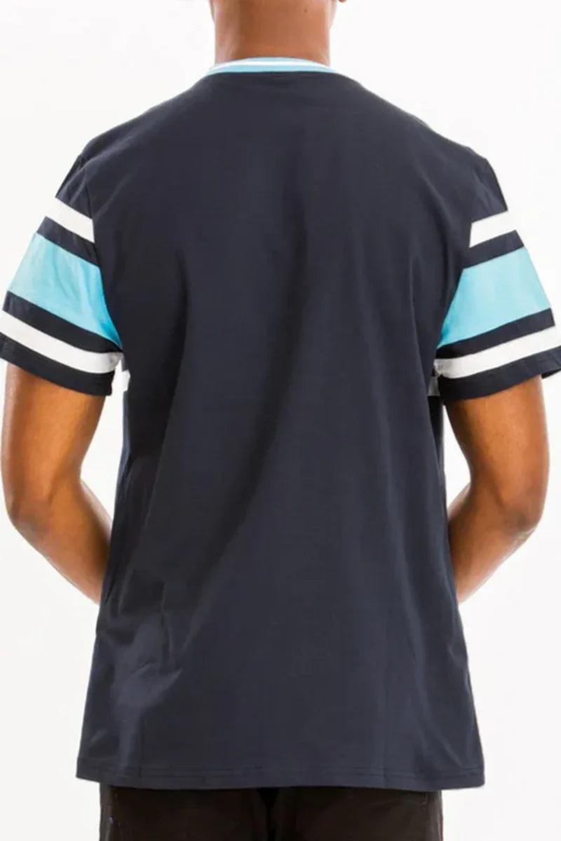 COTTON THREE STRIPE TSHIRT - Dazzling Beauty Solution