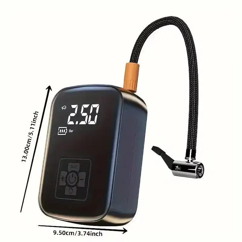 Wireless Tire Inflator – 150PSI, 5 Modes, LED & Auto Stop - Dazzling Beauty Solution