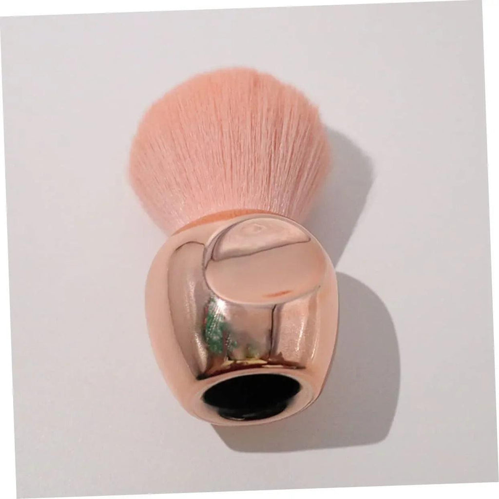 Rose Gold Multipurpose Makeup Brush – Soft Fiber Foundation, Blush & Powder Brush - Dazzling Beauty Solution