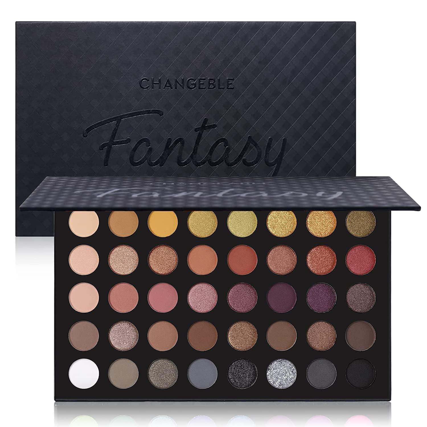 UCANBE 40-Color Eyeshadow Palette | Pigmented Eye Makeup