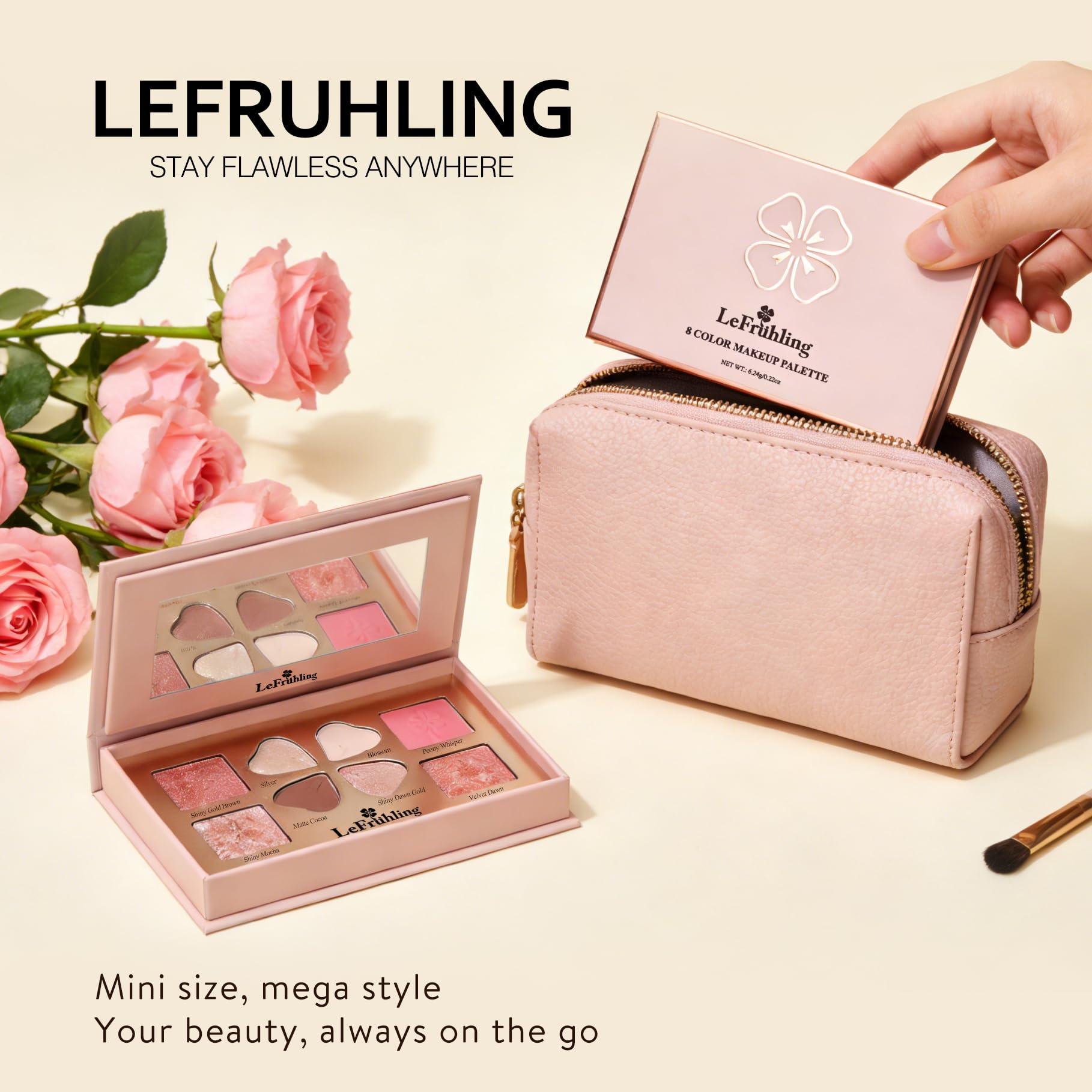 LeFrühling All-in-One Baked Makeup Palette | Bronzer, Blush, Highlighter & Eyeshadow