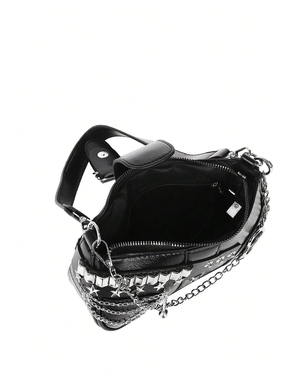 Verdusa Women's Y2K Star Mini Chain Hobo Bag | PU Leather Shoulder Purse | 21 Colors