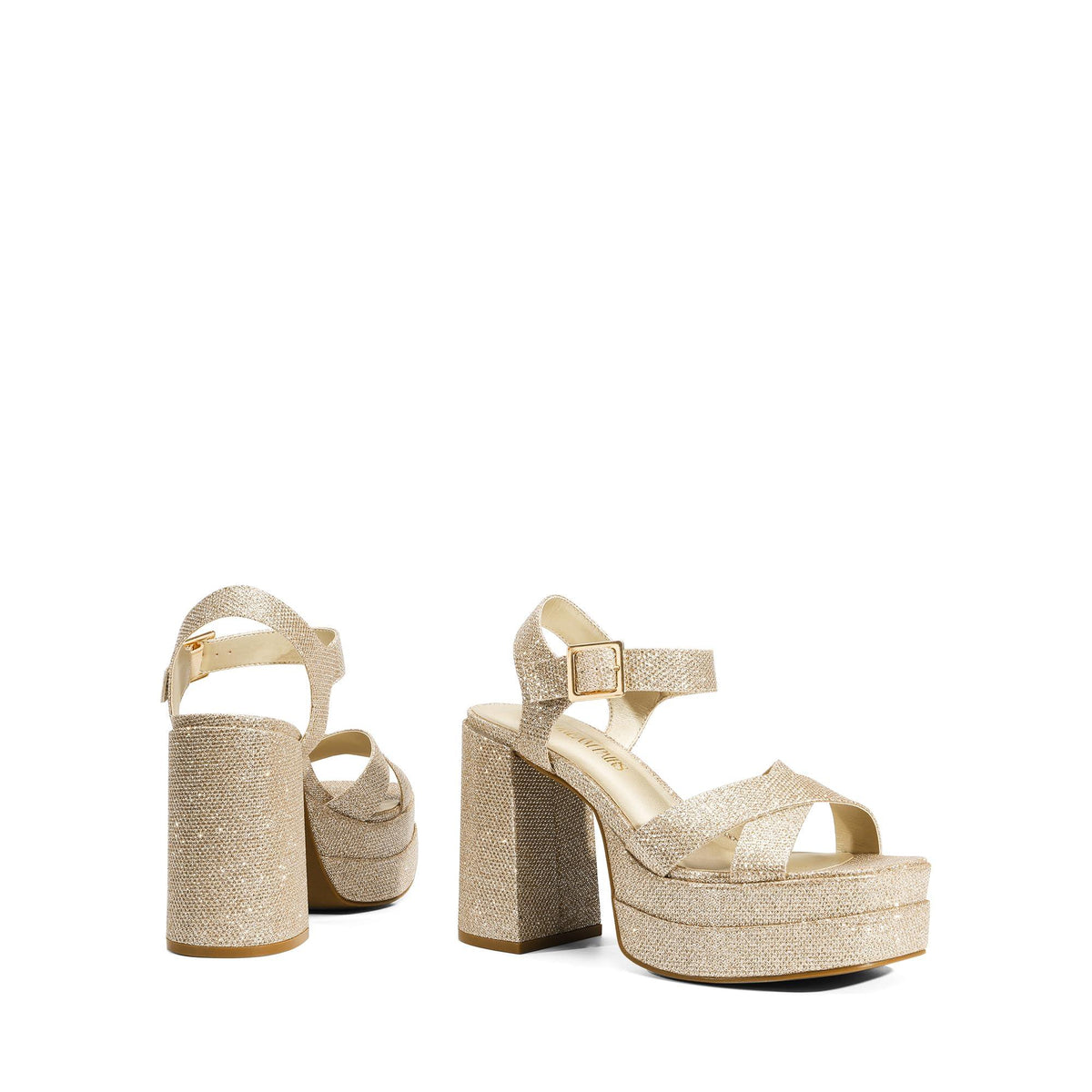DREAM PAIRS Y2K Platform Chunky Heel Sandals | Square Toe Ankle Strap | Sizes 5–11