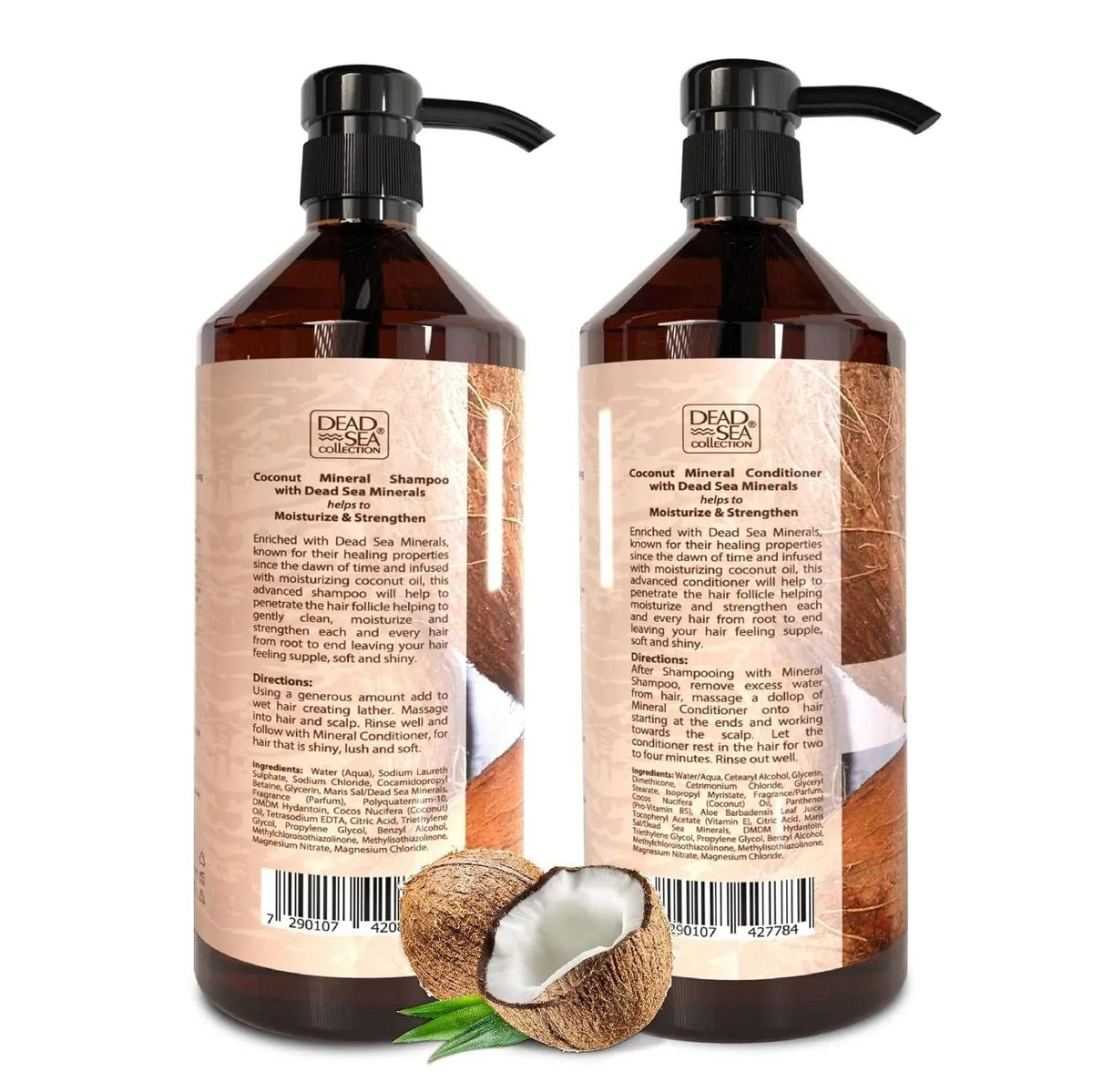 Dead Sea Minerals Shampoo & Conditioner Set - Dazzling Beauty Solution
