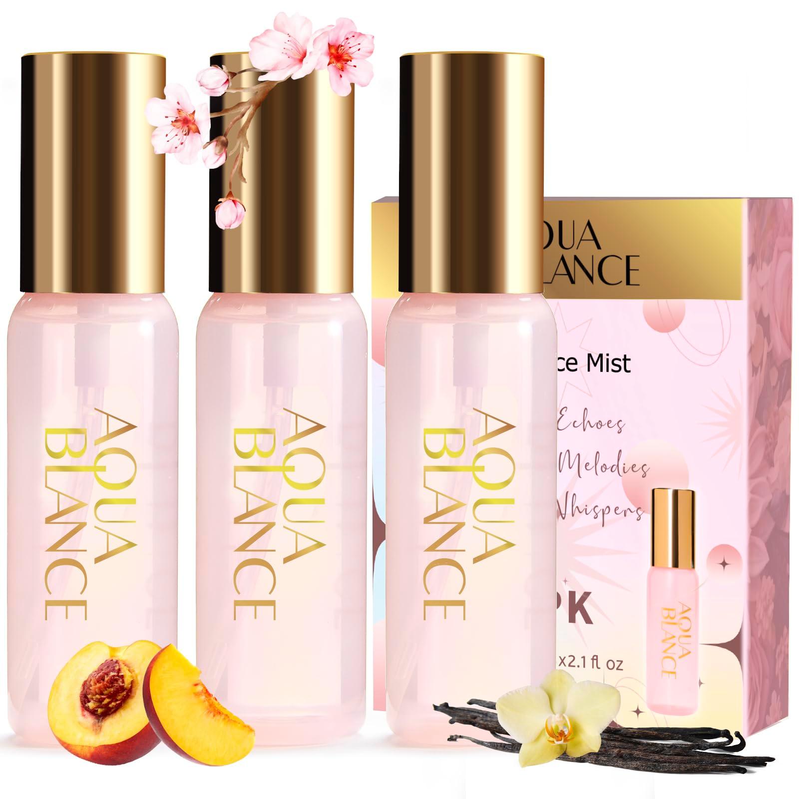 AQUA BLANCE Women's Body Spray Gift Set | 3 Scents | Travel Size 3 x 2.1 fl oz
