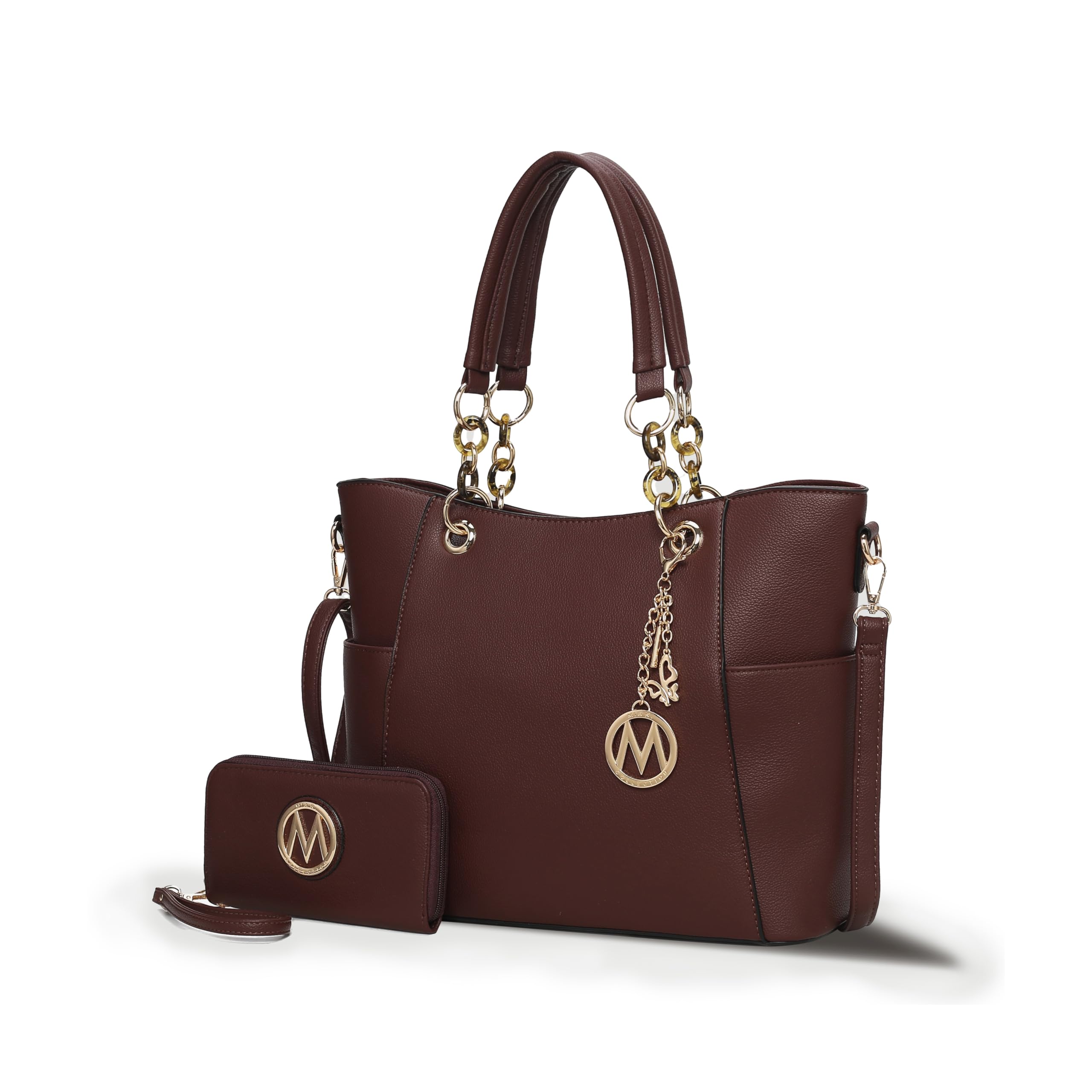 MKF Collection Tote Bag for Women | Vegan Leather Handbag Set with Wallet | Mia K | 87 Colors & Styles