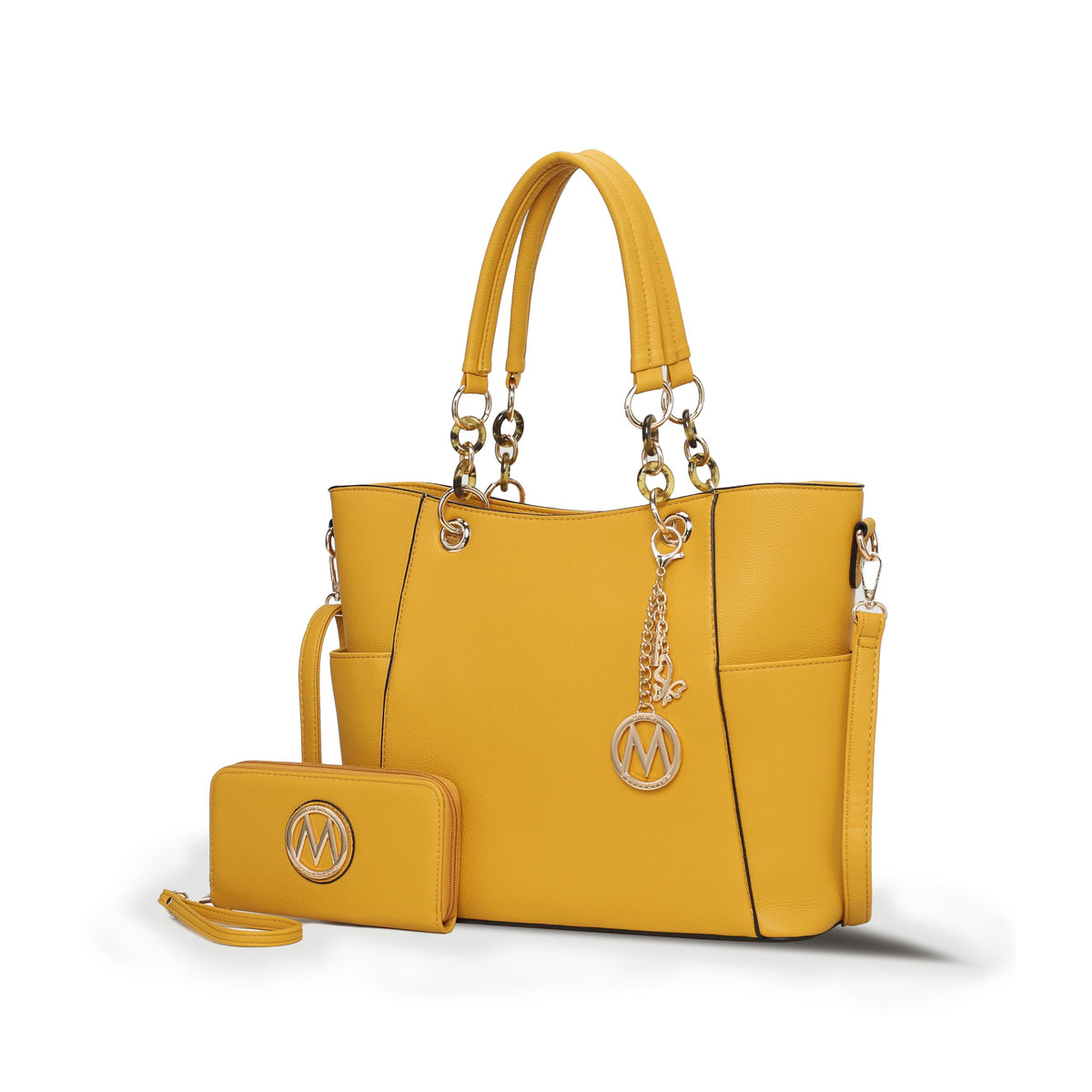 MKF Collection Tote Bag for Women | Vegan Leather Handbag Set with Wallet | Mia K | 87 Colors & Styles