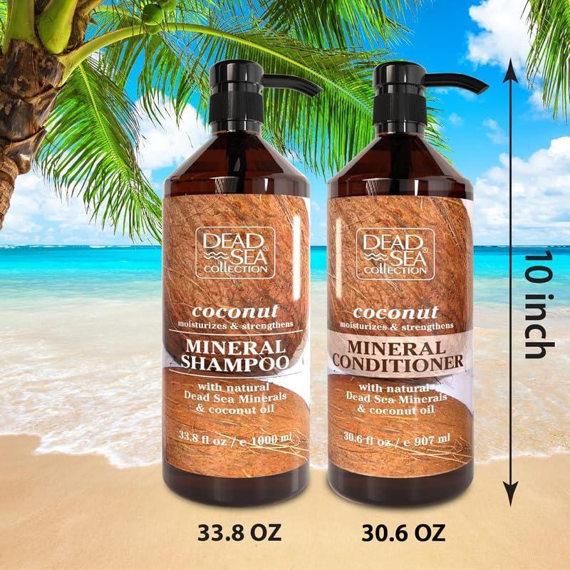 Dead Sea Minerals Shampoo & Conditioner Set - Dazzling Beauty Solution