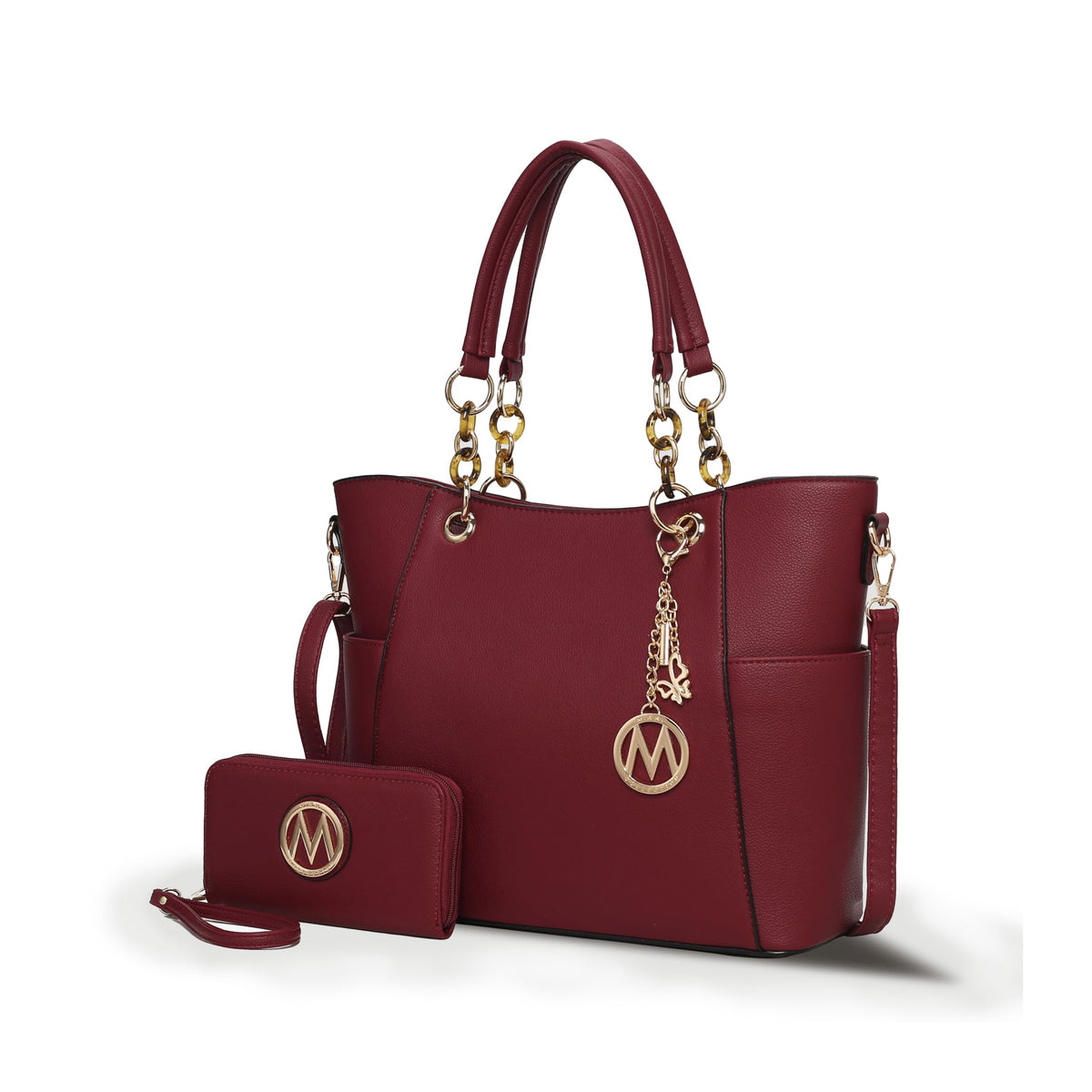 MKF Collection Tote Bag for Women | Vegan Leather Handbag Set with Wallet | Mia K | 87 Colors & Styles
