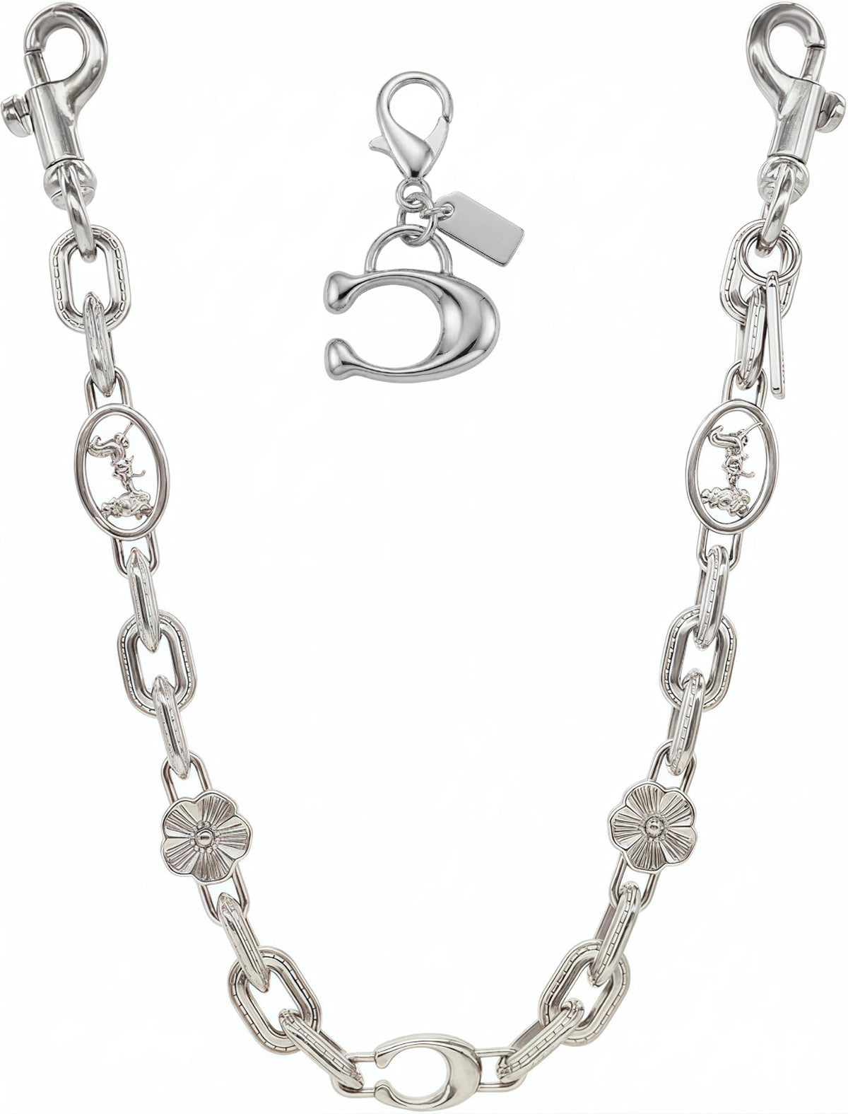 Gold Purse Chain Bag Charm for Women