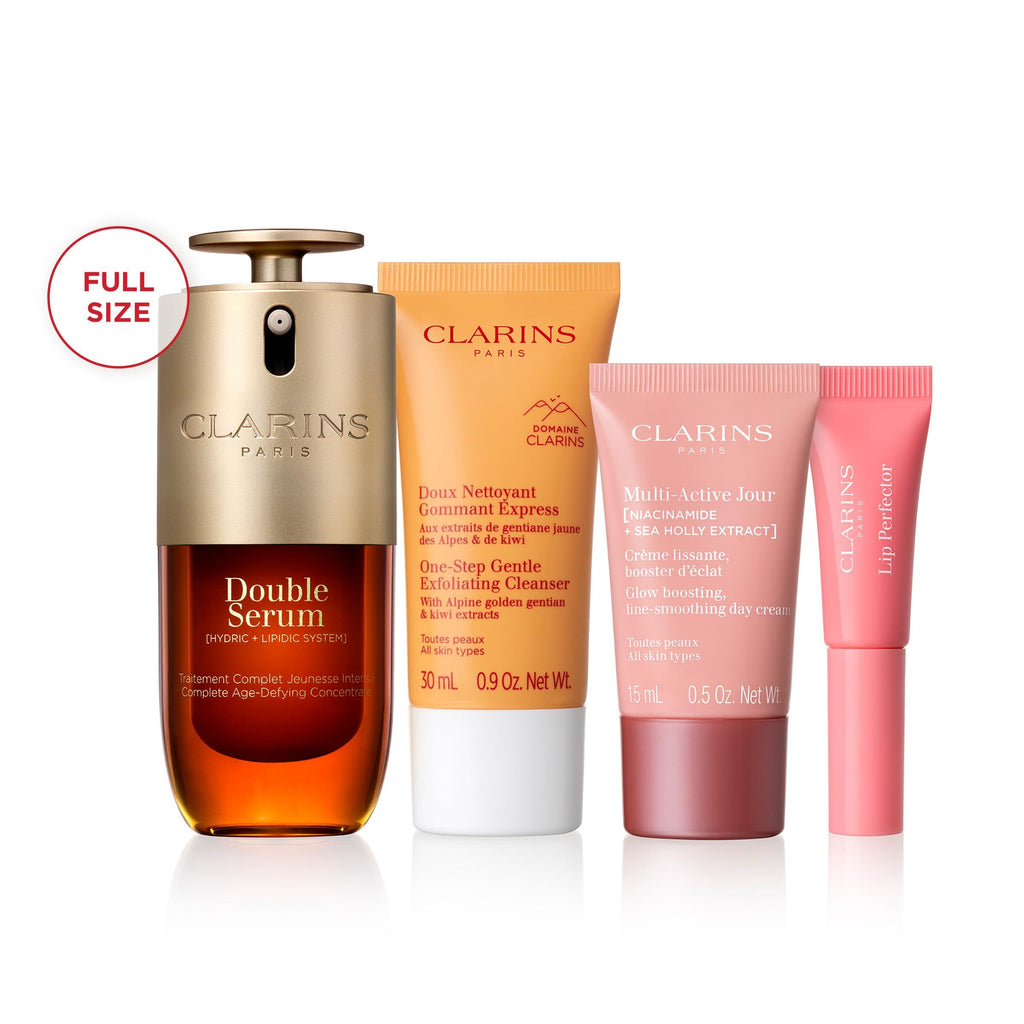 Clarins Smooth & Glow Starter Set - 5-Piece Luxury Skincare Collection