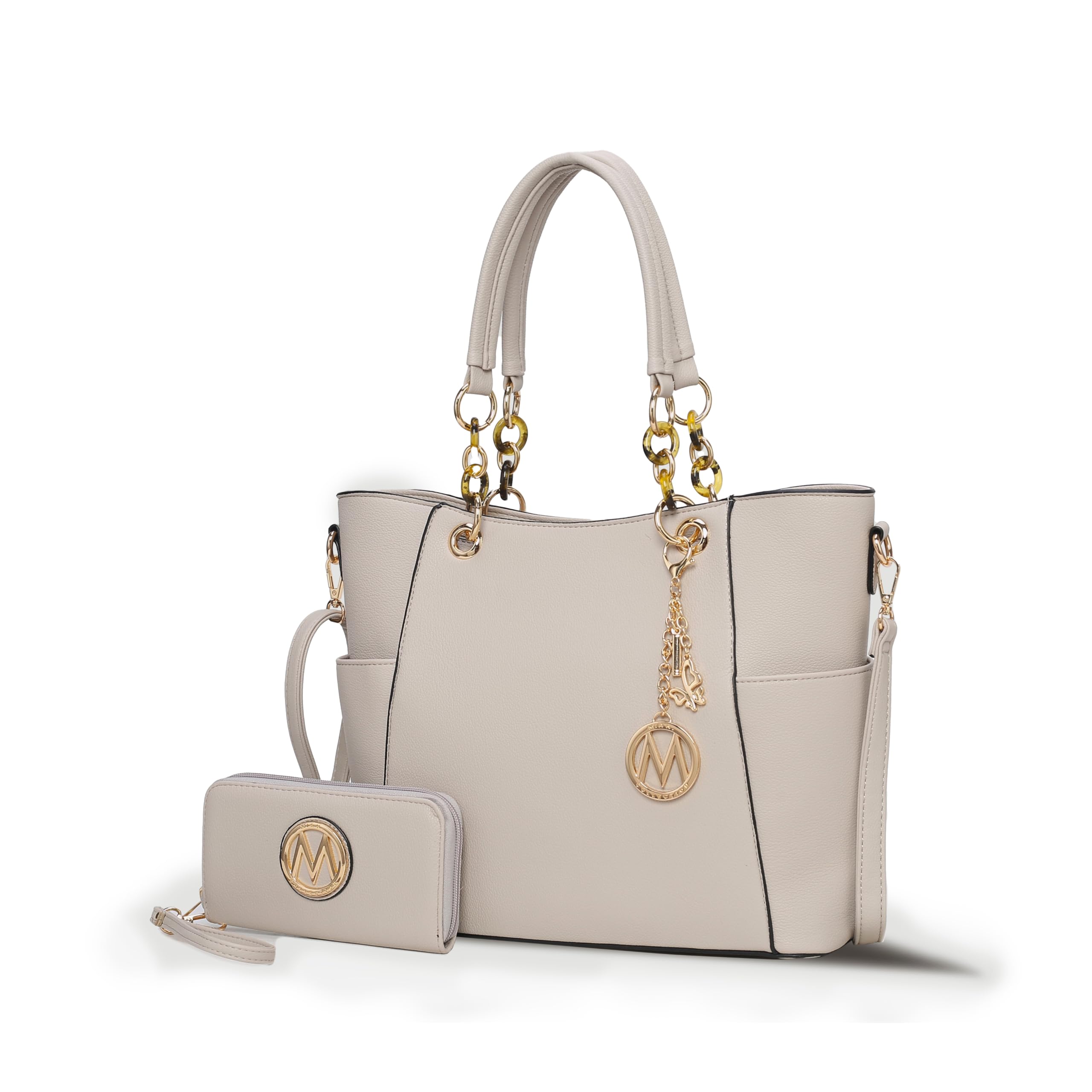 MKF Collection Tote Bag for Women | Vegan Leather Handbag Set with Wallet | Mia K | 87 Colors & Styles