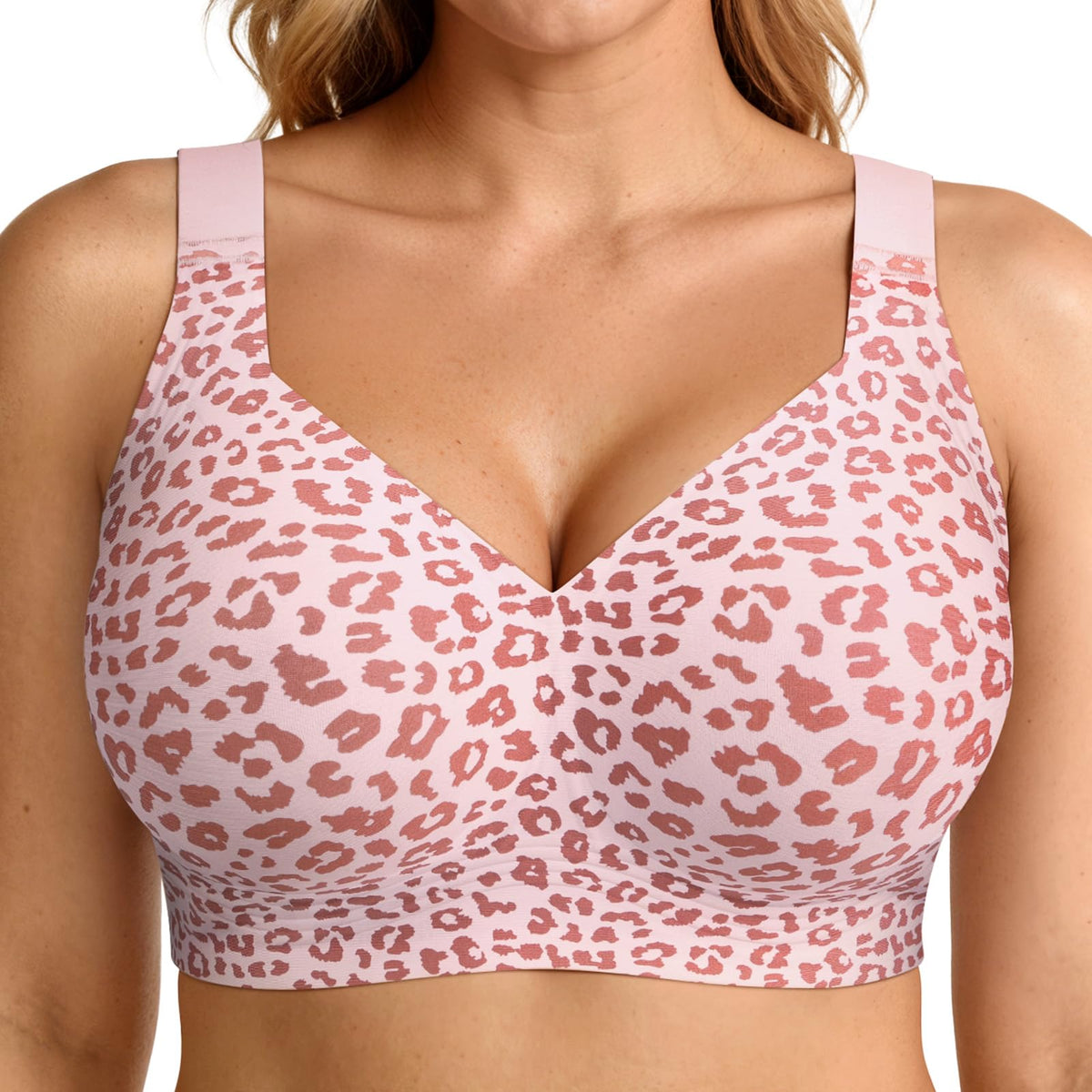 LetsJoli Jelly Bras for Women No Underwire Plus Size Push Up Supportive