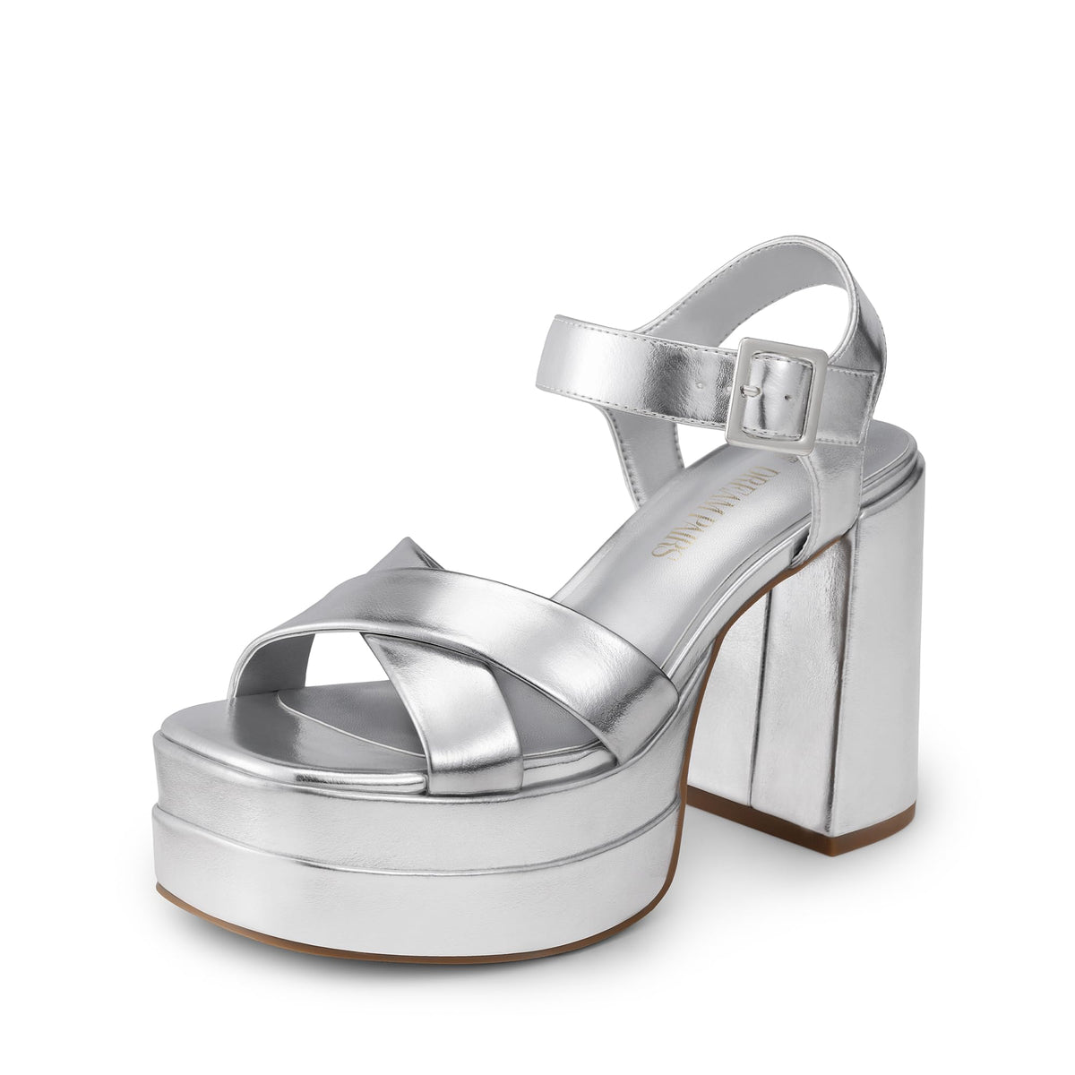DREAM PAIRS Y2K Platform Chunky Heel Sandals | Square Toe Ankle Strap | Sizes 5–11
