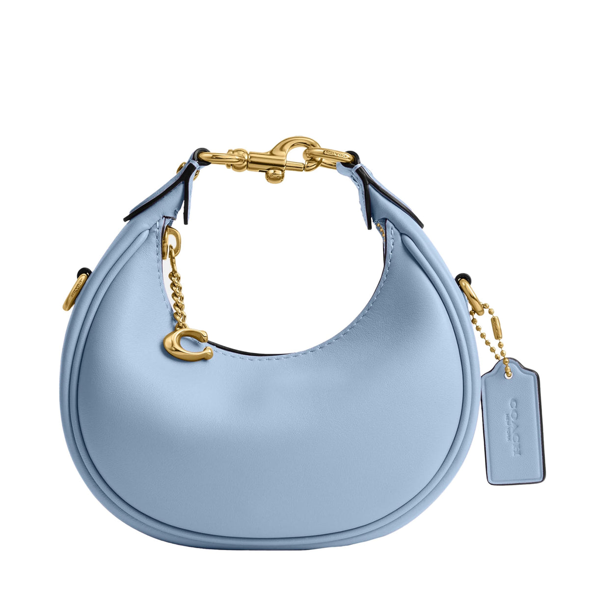 New 2026 COACH Women's Washed Denim Signature Jonie Crossbody Bag