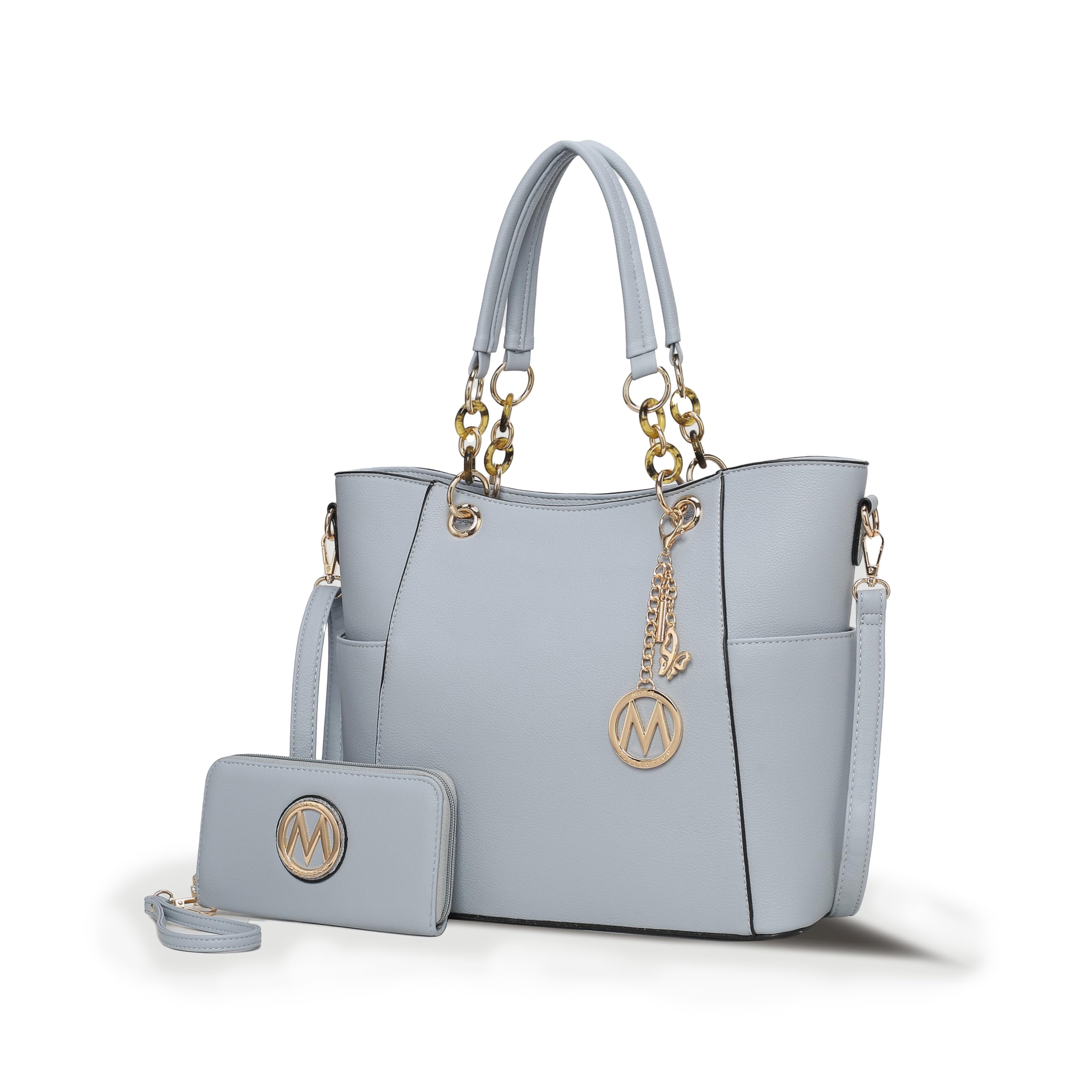 MKF Collection Tote Bag for Women | Vegan Leather Handbag Set with Wallet | Mia K | 87 Colors & Styles