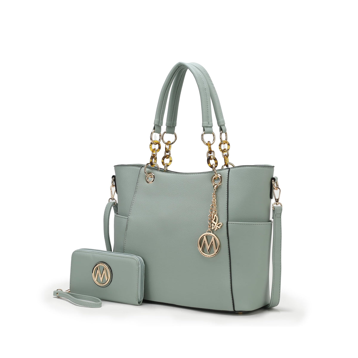 MKF Collection Tote Bag for Women | Vegan Leather Handbag Set with Wallet | Mia K | 87 Colors & Styles
