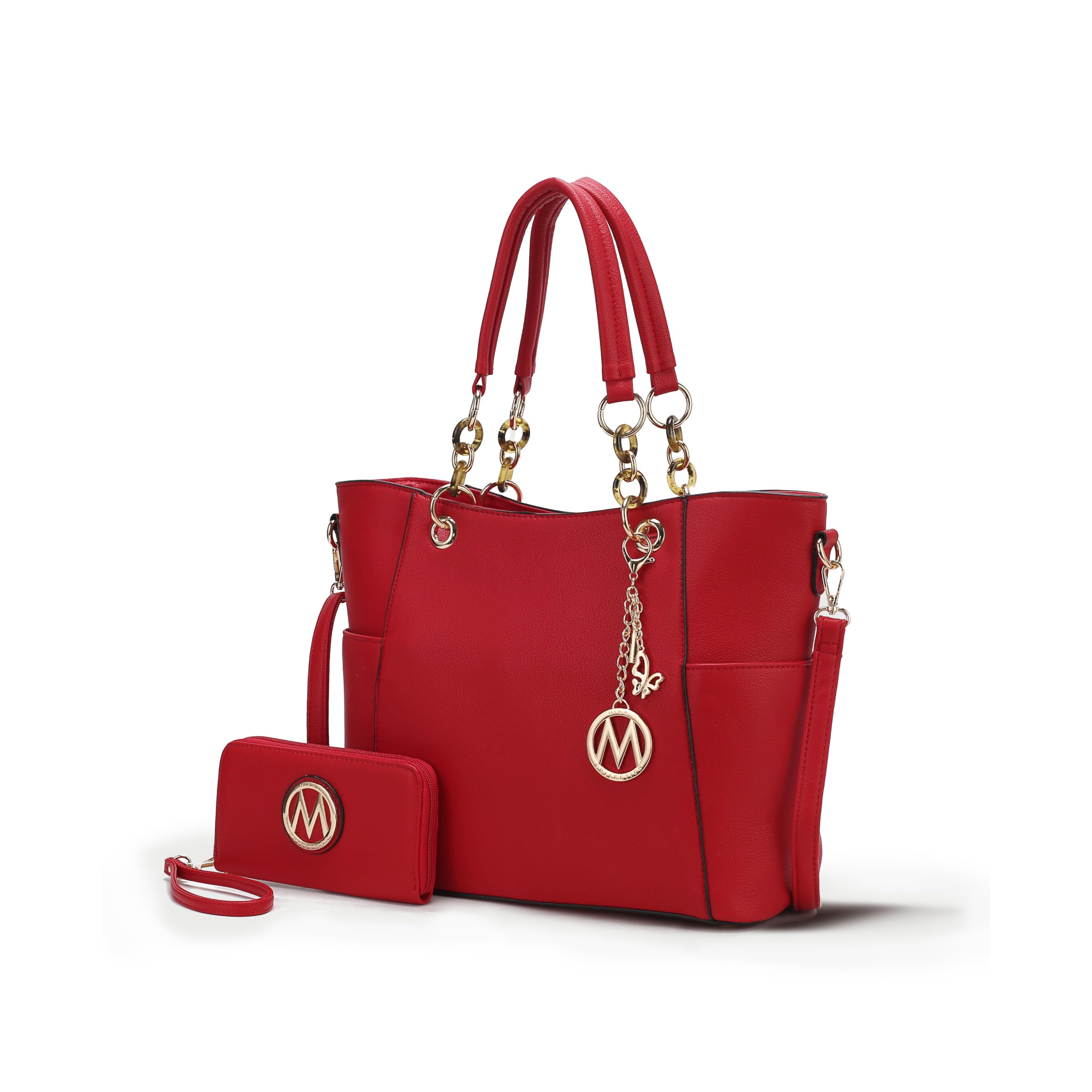 MKF Collection Tote Bag for Women | Vegan Leather Handbag Set with Wallet | Mia K | 87 Colors & Styles