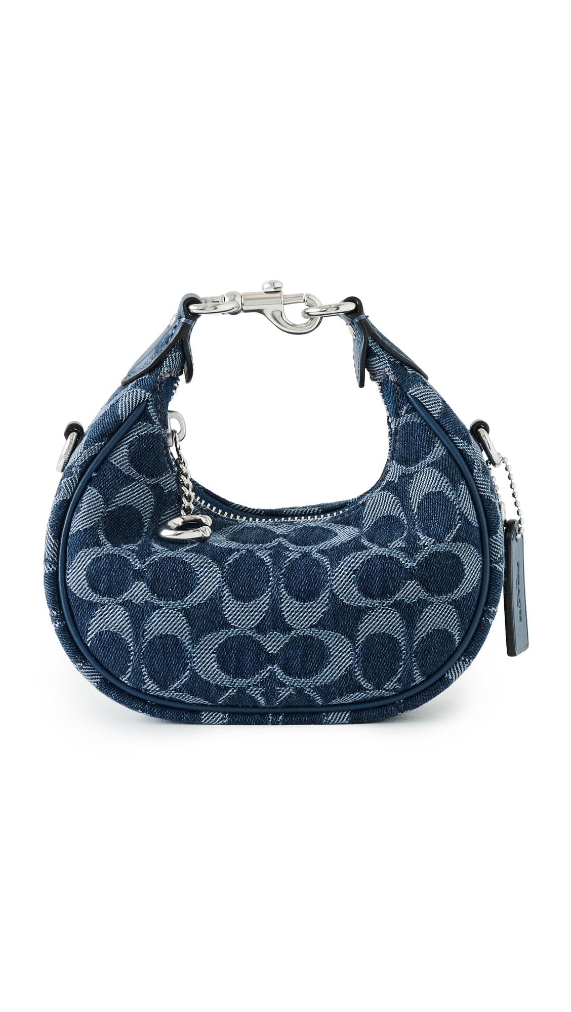 New 2026 COACH Women's Washed Denim Signature Jonie Crossbody Bag