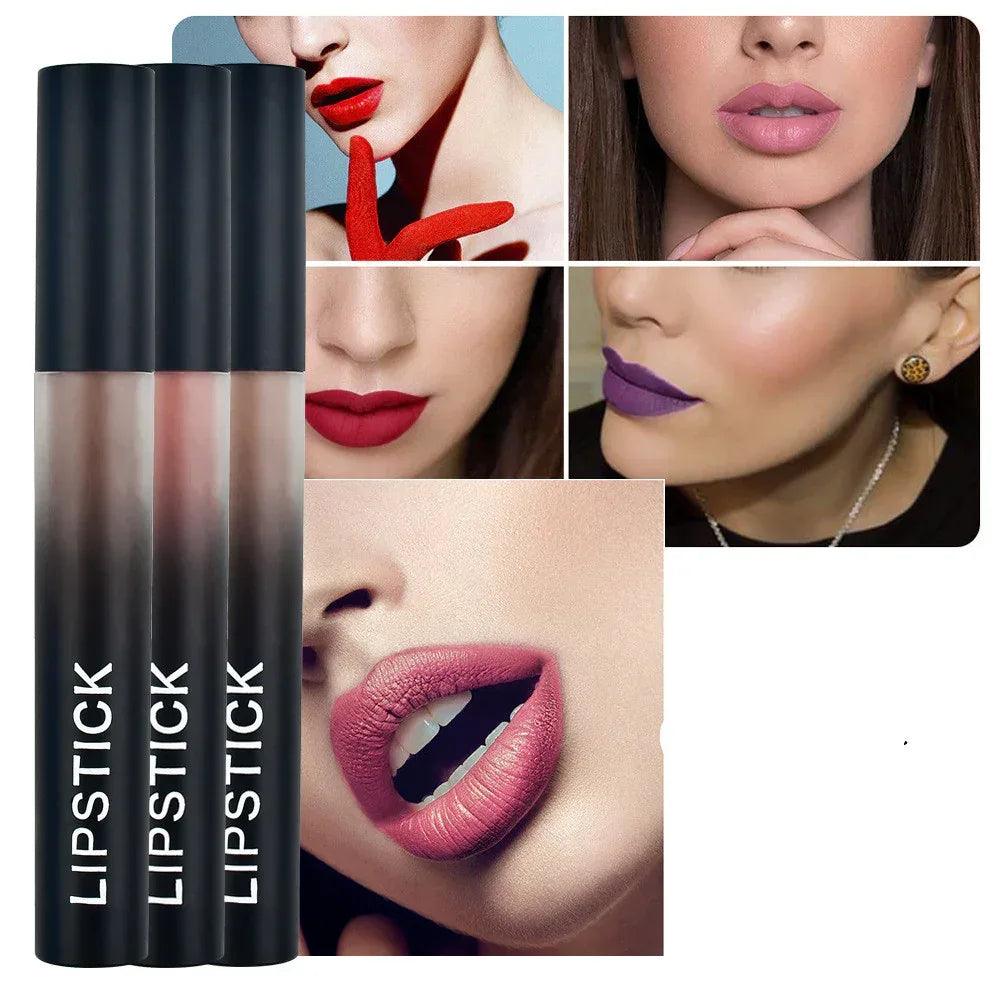 12-Piece Hydrating Long-Lasting Lipstick Set – Moisturizing, Vibrant, All-Day Wear - Dazzling Beauty Solution
