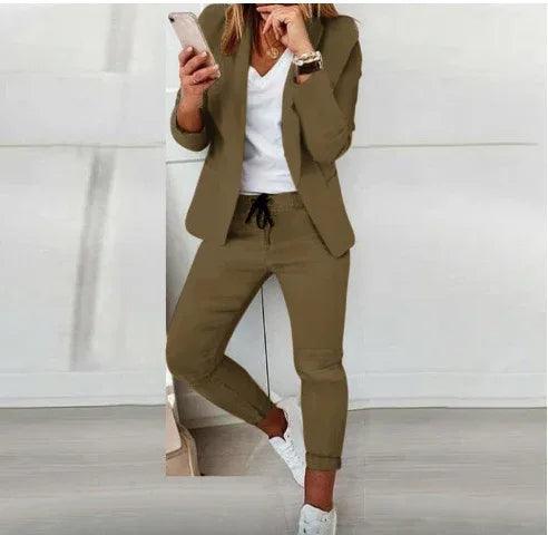 Ladies Fashion OL Suit Trousers Suit - Dazzling Beauty Solution