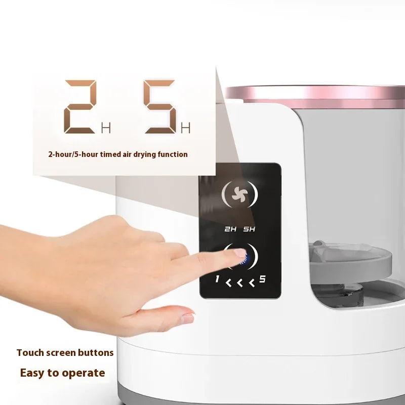 Rechargeable Electric Makeup Brush Cleaner with Drying Stand - Dazzling Beauty Solution