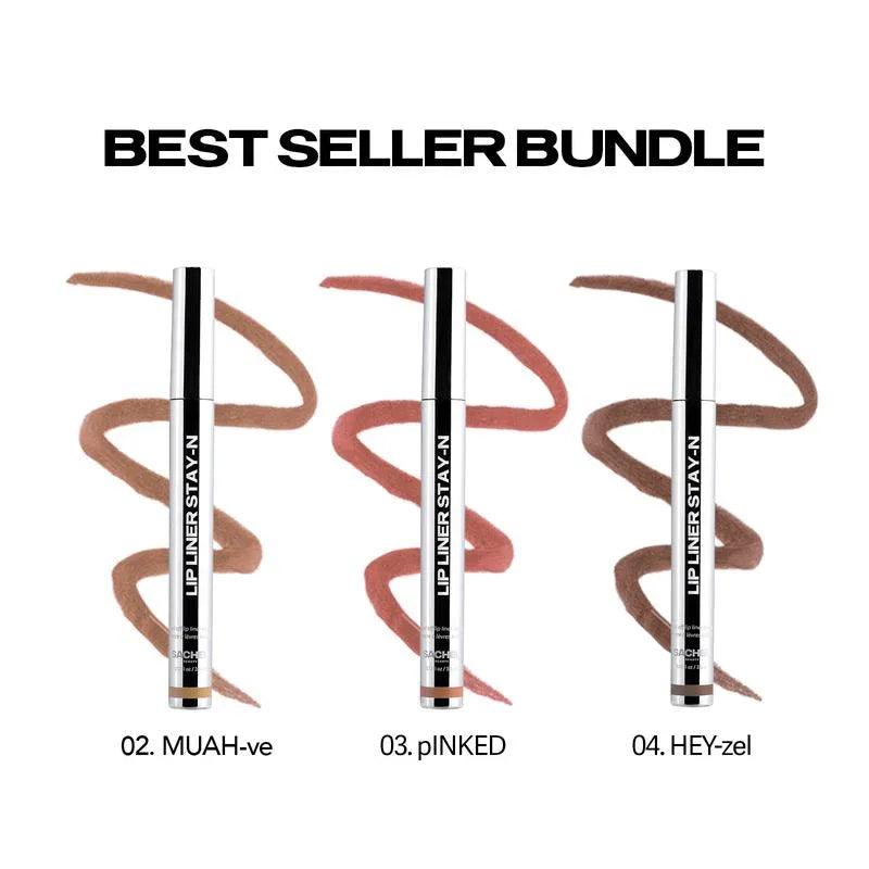 LIP LINER STAY-N - Peel-Off Lip Liner Stain - All Day & Night Lipliner - Dazzling Beauty Solution