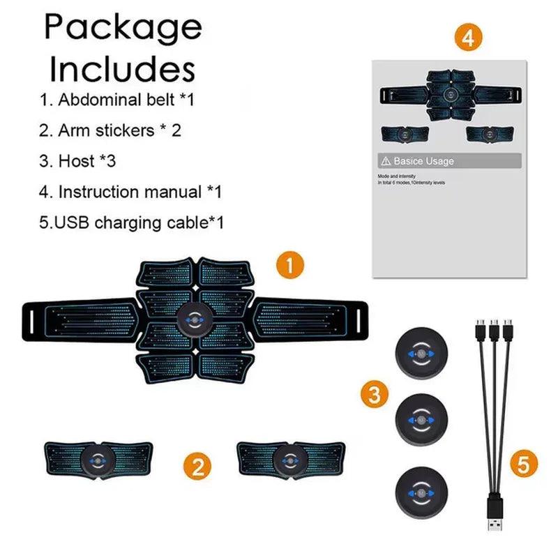 Rechargeable EMS Muscle Stimulator with 6 Modes - Dazzling Beauty Solution