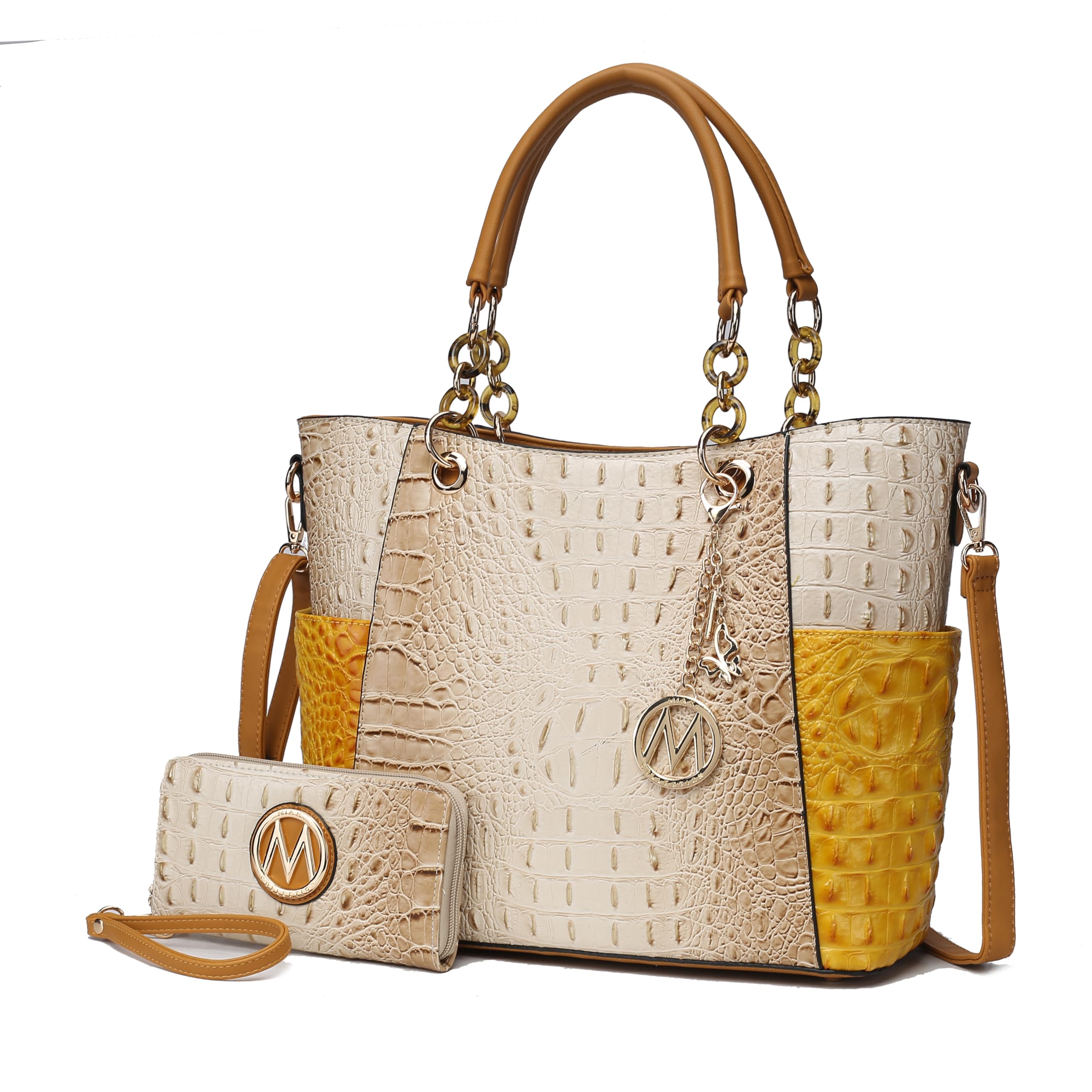 MKF Collection Tote Bag for Women | Vegan Leather Handbag Set with Wallet | Mia K | 87 Colors & Styles