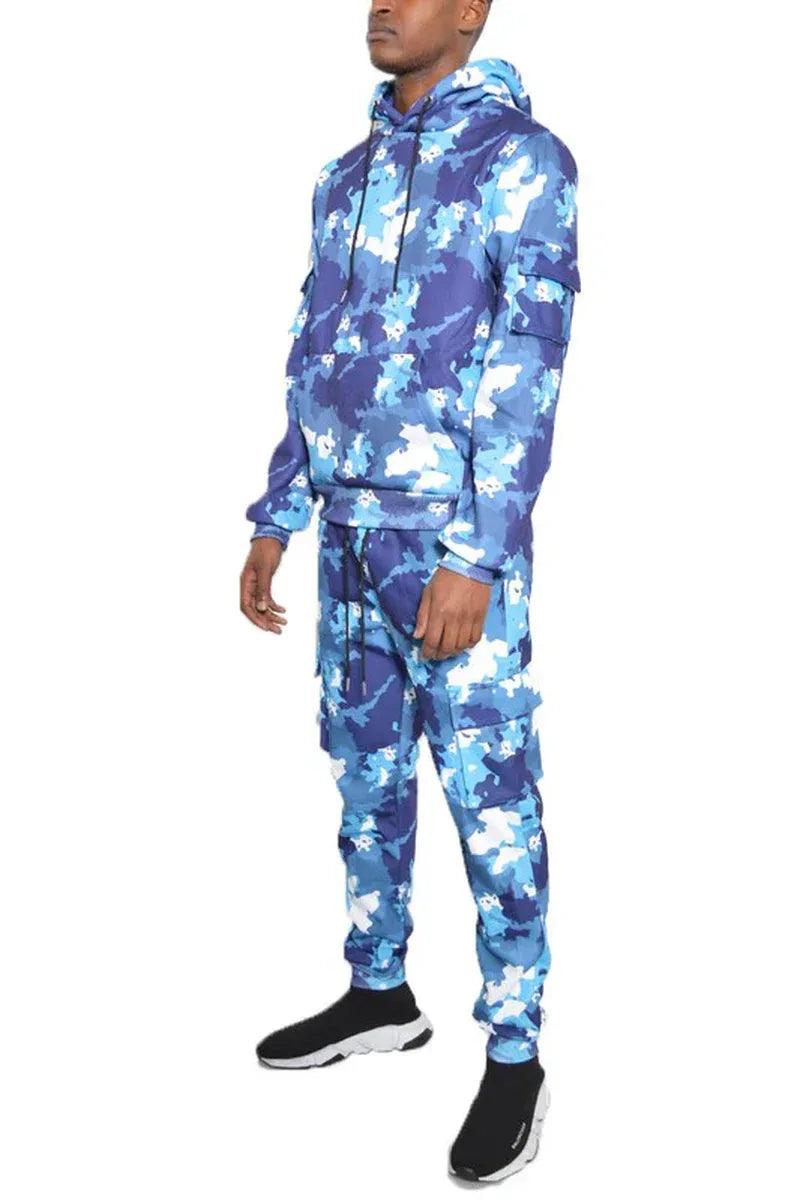 FULL CAMO HOODIE COTTON SWEAT SET - Dazzling Beauty Solution