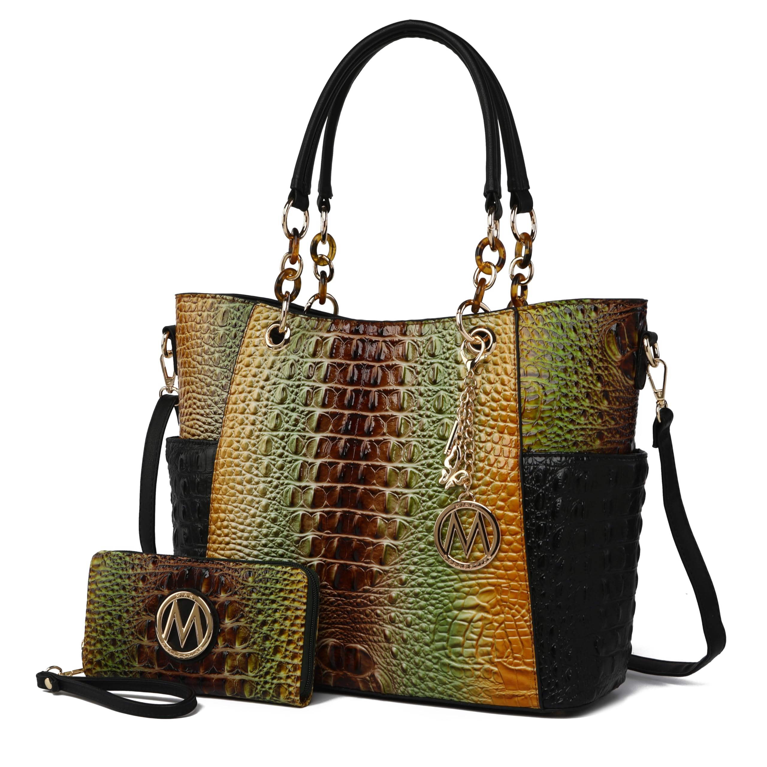 MKF Collection Tote Bag for Women | Vegan Leather Handbag Set with Wallet | Mia K | 87 Colors & Styles