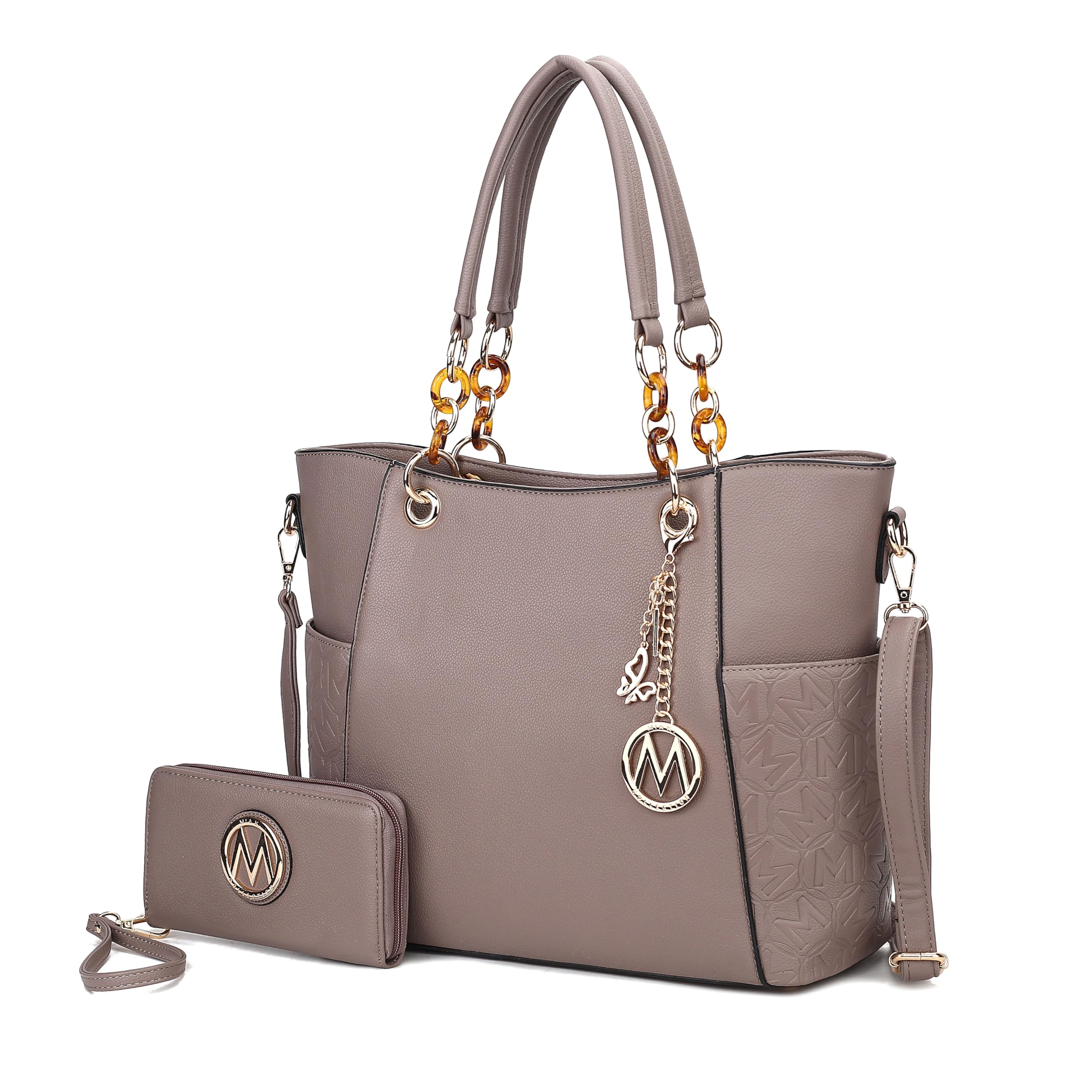 MKF Collection Tote Bag for Women | Vegan Leather Handbag Set with Wallet | Mia K | 87 Colors & Styles