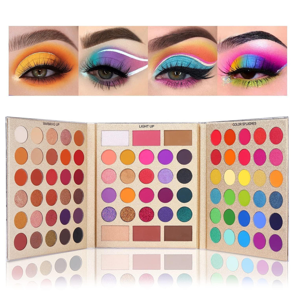 UCANBE 86-Shade Eyeshadow Palette – Ultra Pigmented Matte & Shimmer Makeup Set