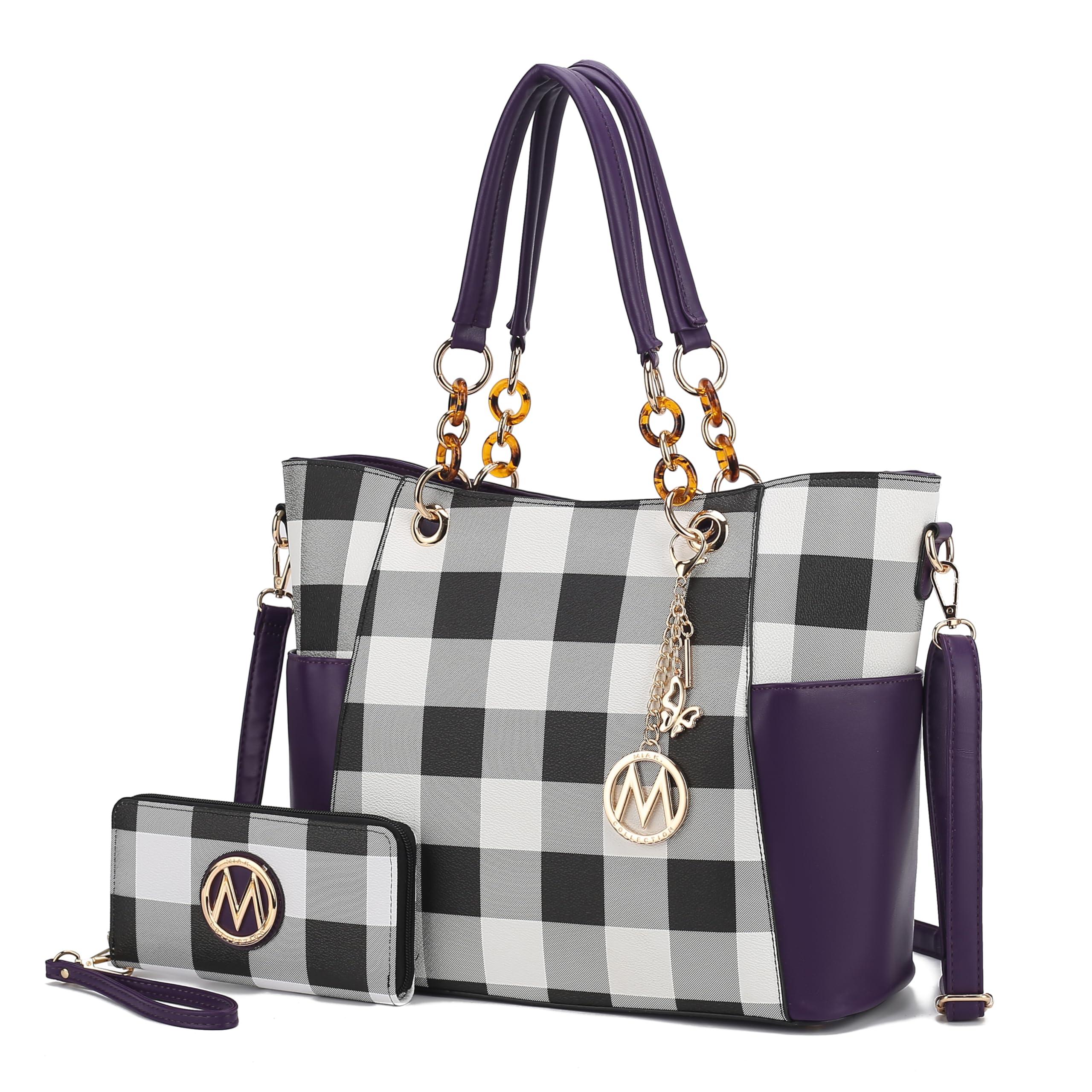 MKF Collection Tote Bag for Women | Vegan Leather Handbag Set with Wallet | Mia K | 87 Colors & Styles