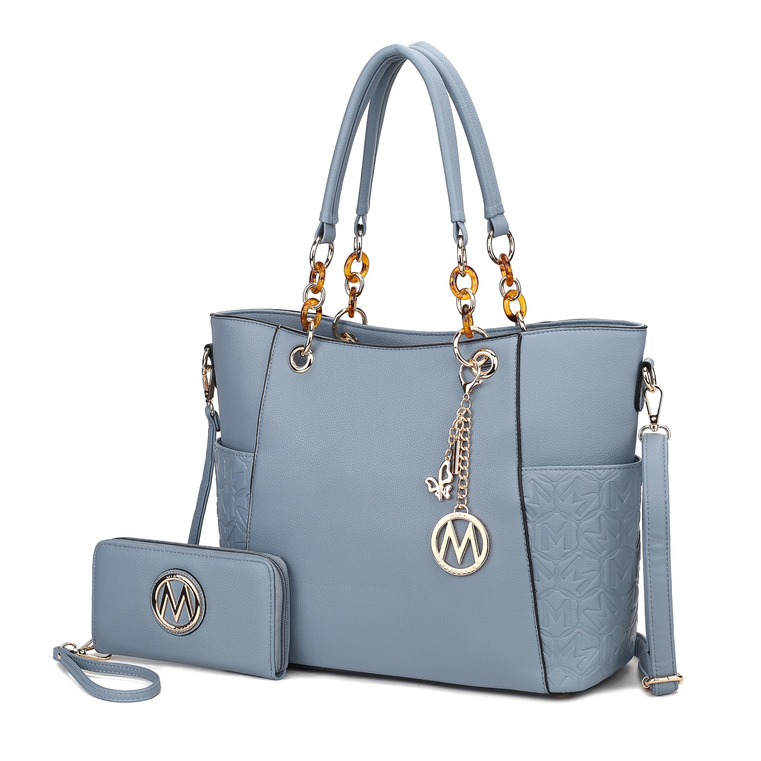 MKF Collection Tote Bag for Women | Vegan Leather Handbag Set with Wallet | Mia K | 87 Colors & Styles