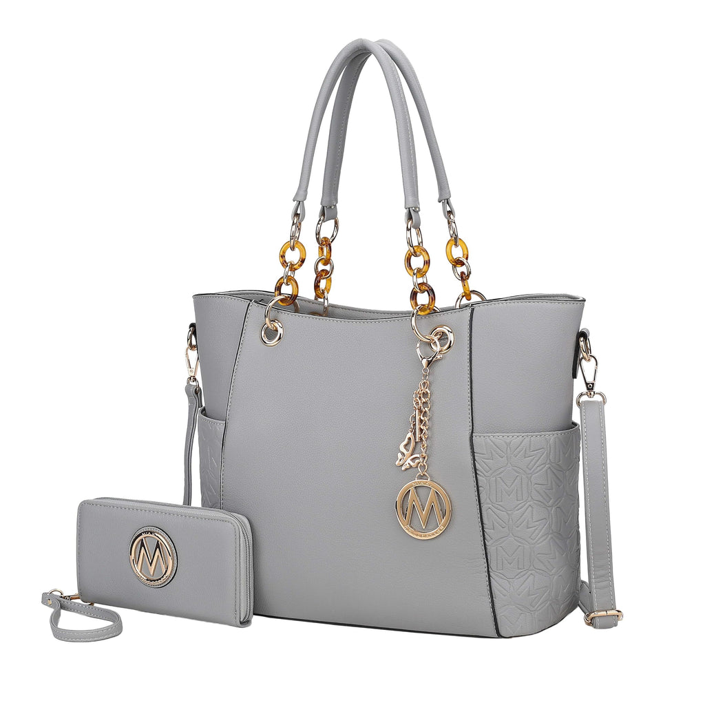 MKF Collection Tote Bag for Women | Vegan Leather Handbag Set with Wallet | Mia K | 87 Colors & Styles