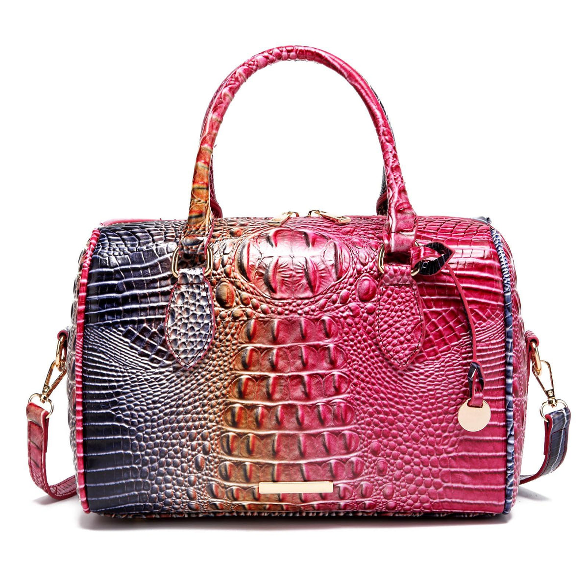 Women's Crocodile-Embossed Tote Bag | Vegan Leather Crossbody Purse | 23 Colors
