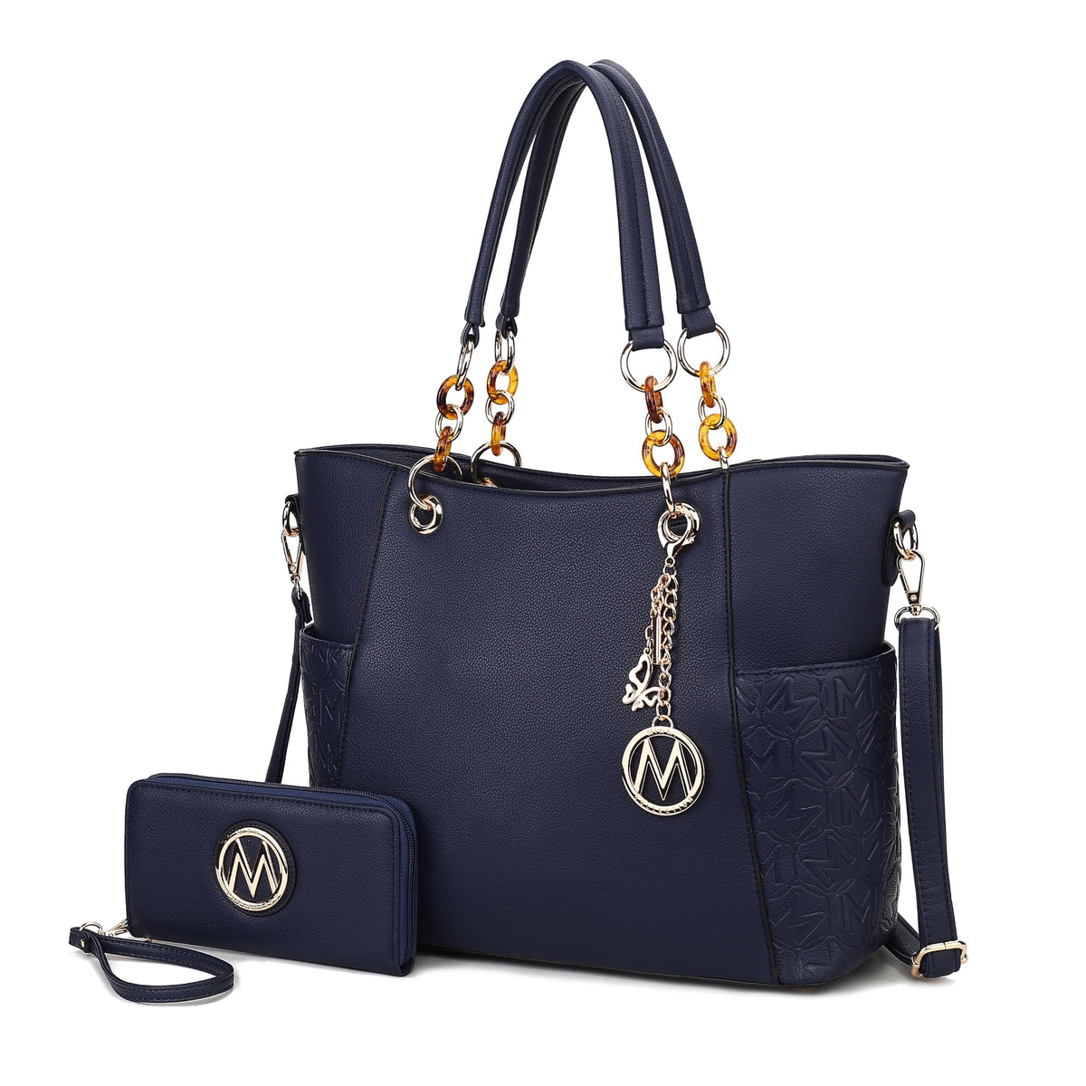 MKF Collection Tote Bag for Women | Vegan Leather Handbag Set with Wallet | Mia K | 87 Colors & Styles