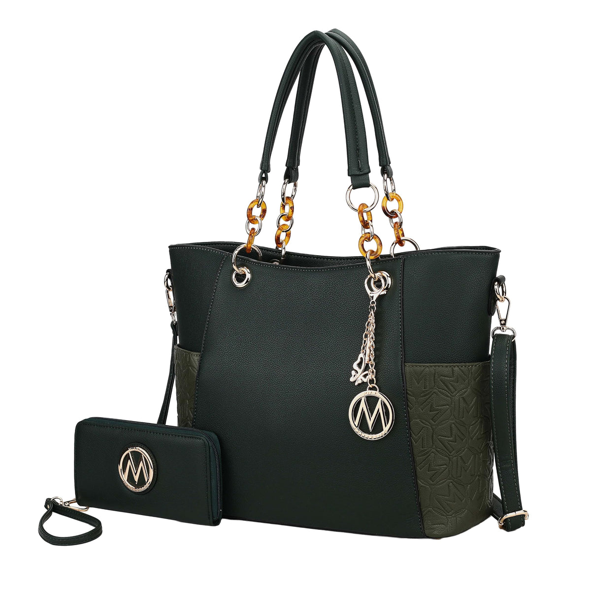 MKF Collection Tote Bag for Women | Vegan Leather Handbag Set with Wallet | Mia K | 87 Colors & Styles