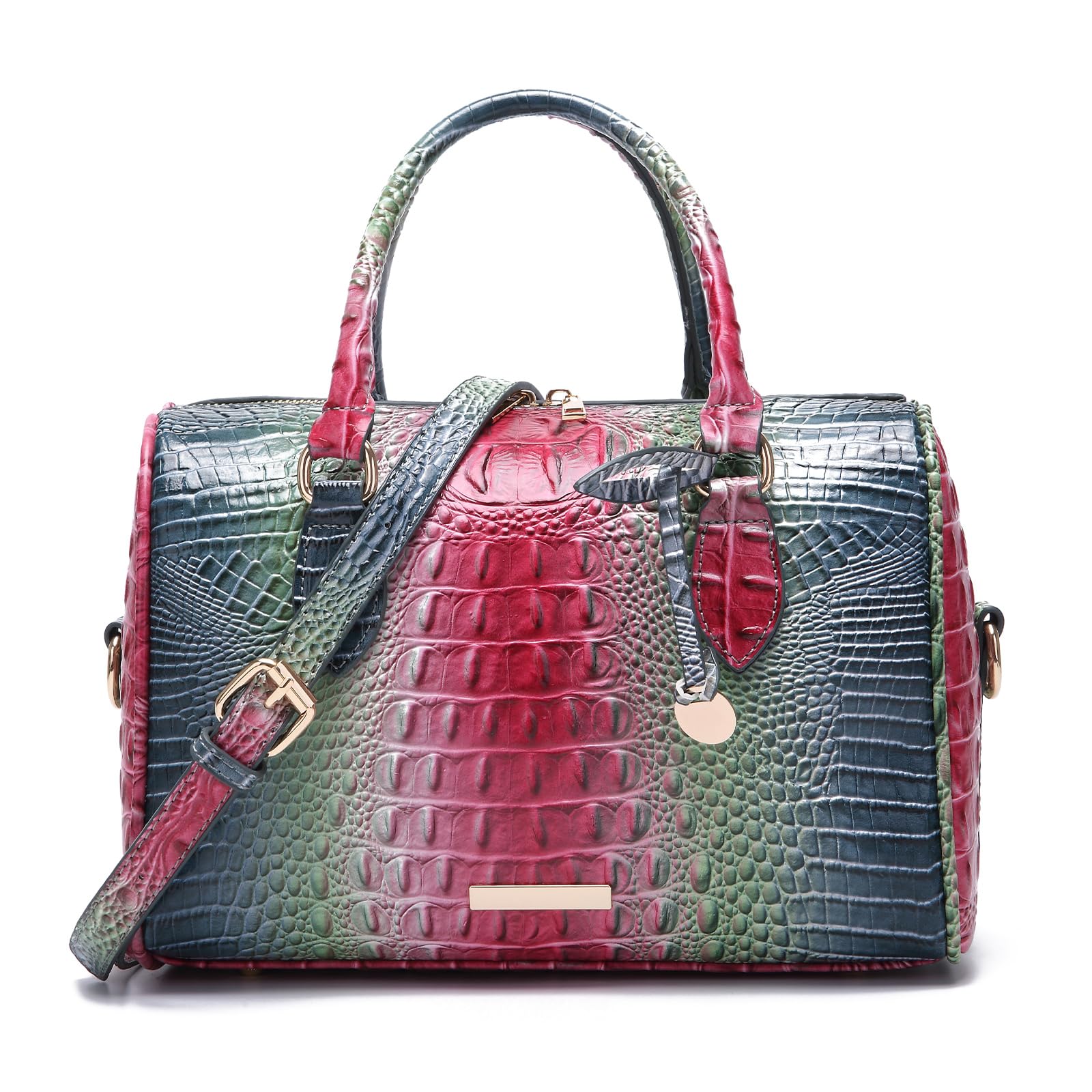 Women's Crocodile-Embossed Tote Bag | Vegan Leather Crossbody Purse | 23 Colors