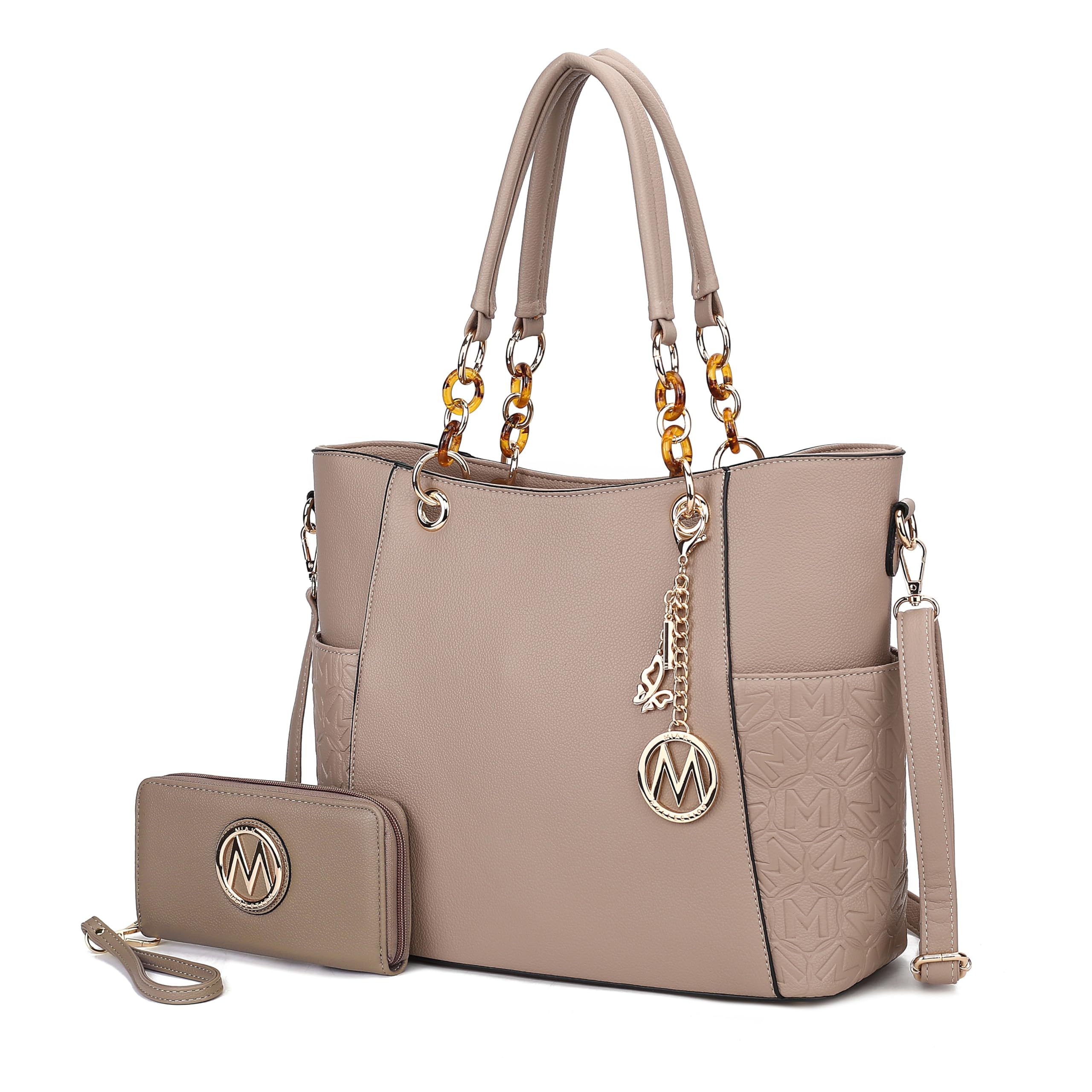 MKF Collection Tote Bag for Women | Vegan Leather Handbag Set with Wallet | Mia K | 87 Colors & Styles