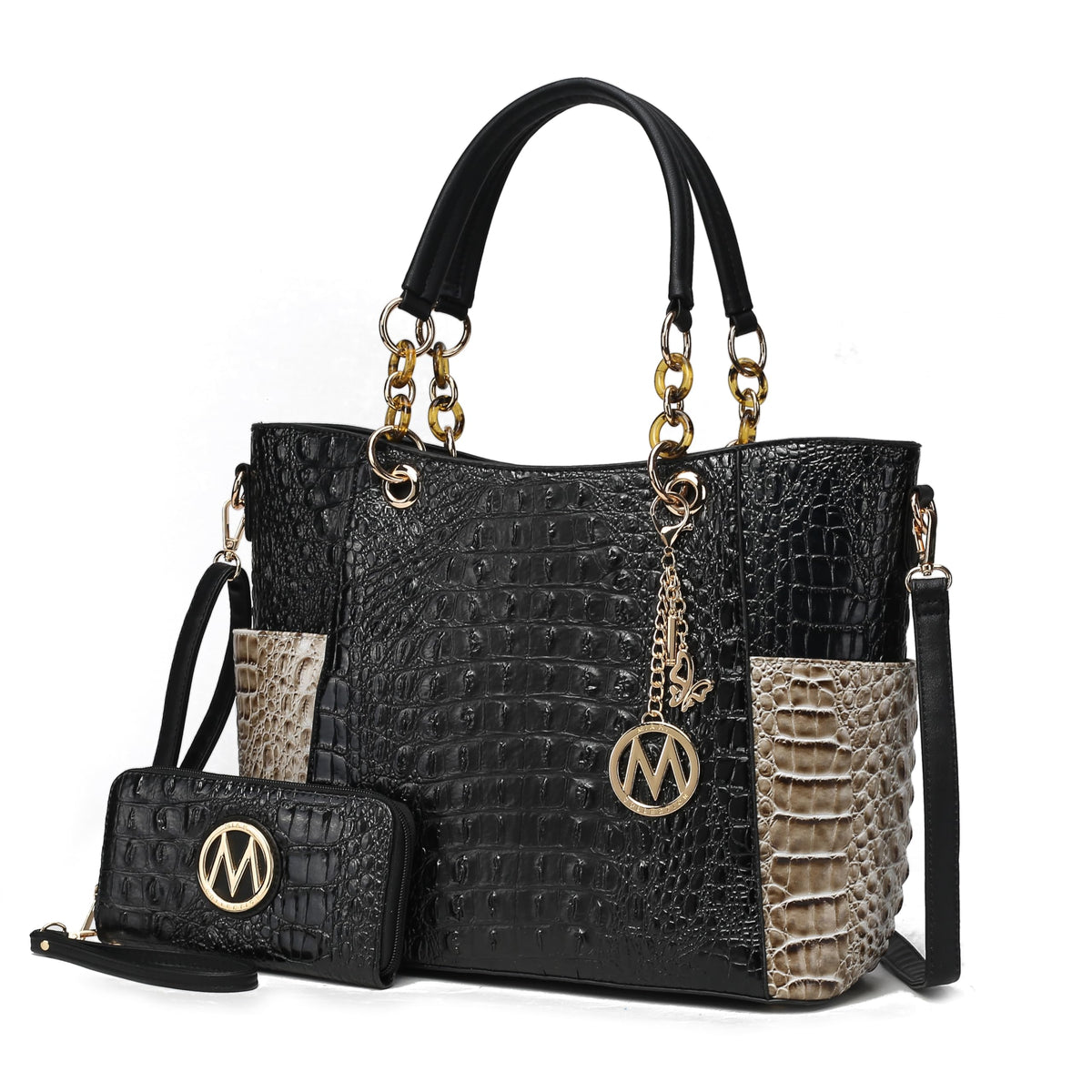 MKF Collection Tote Bag for Women | Vegan Leather Handbag Set with Wallet | Mia K | 87 Colors & Styles